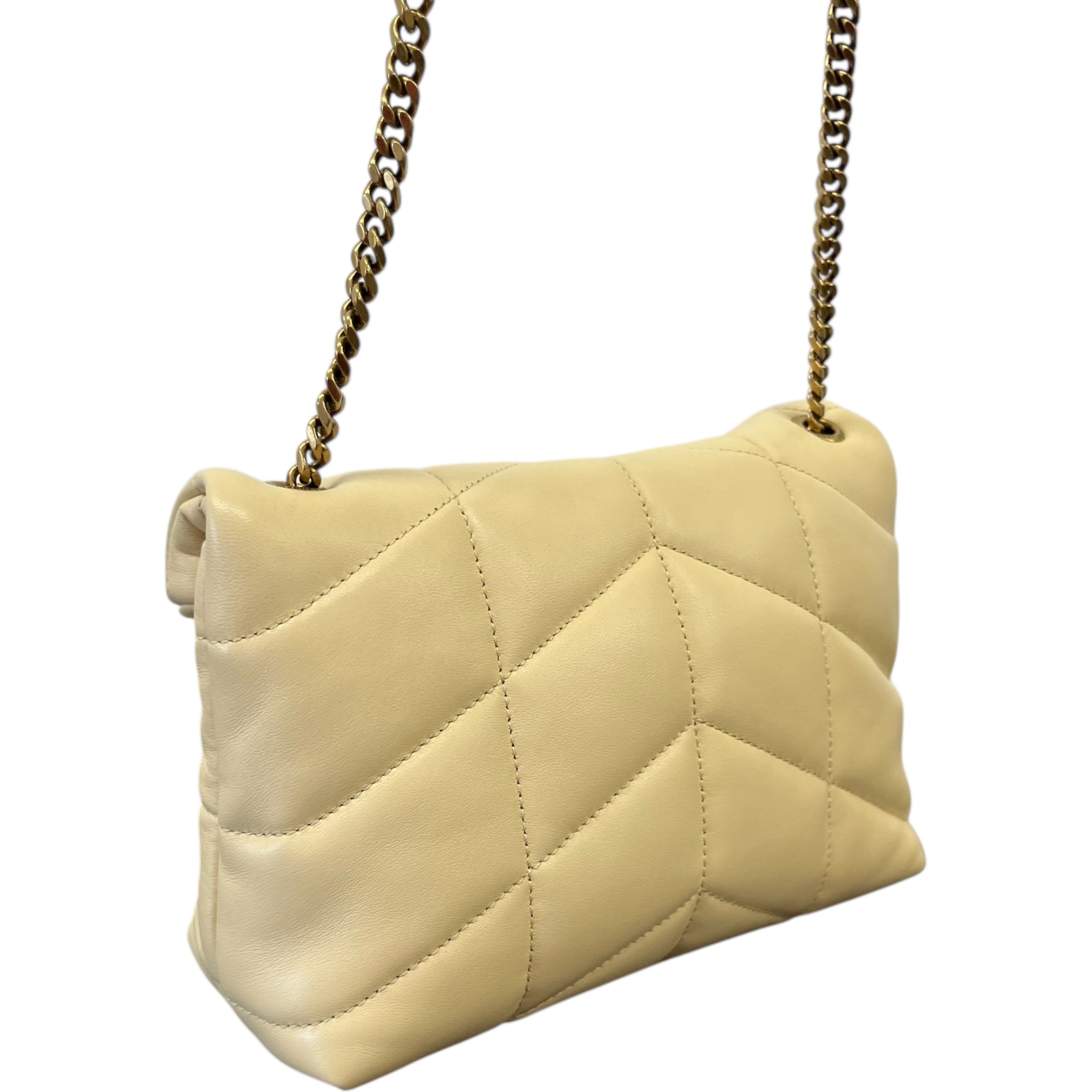 Women's Loulou Puffer Handbag Cream