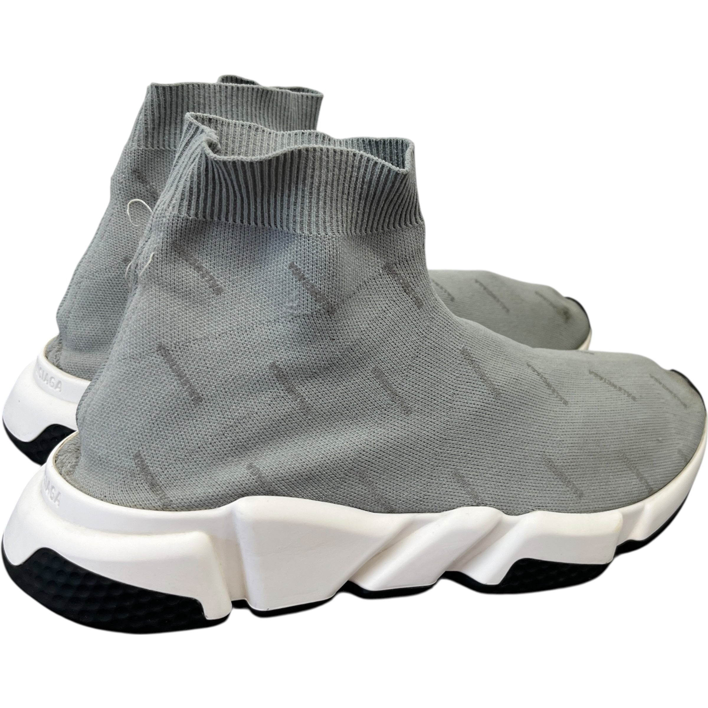Men's Speed Sock High Trainers Grey Size EU 43 / UK 9