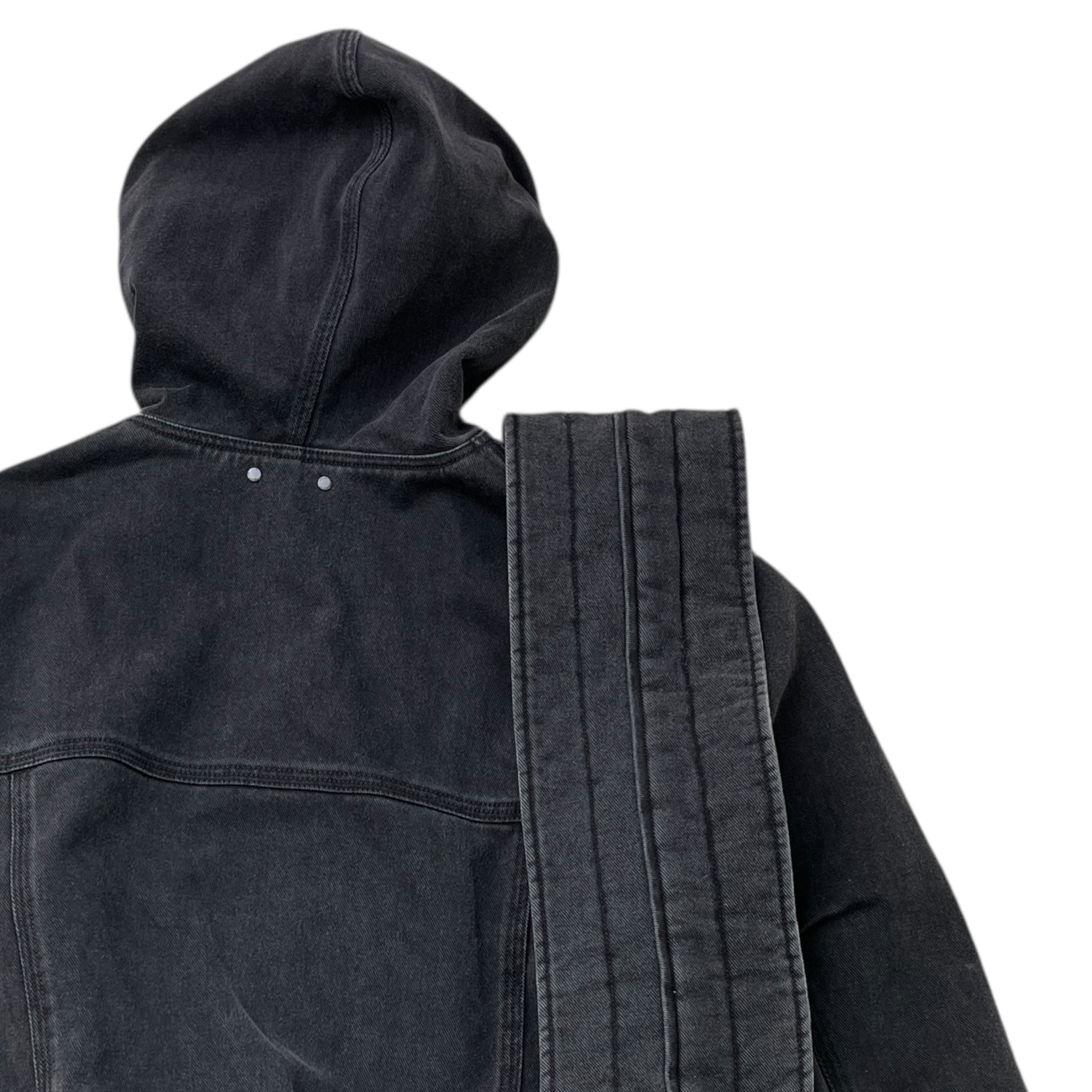 Men's Applique Detail Zip-Up Jacket Black Size IT 44 / XS