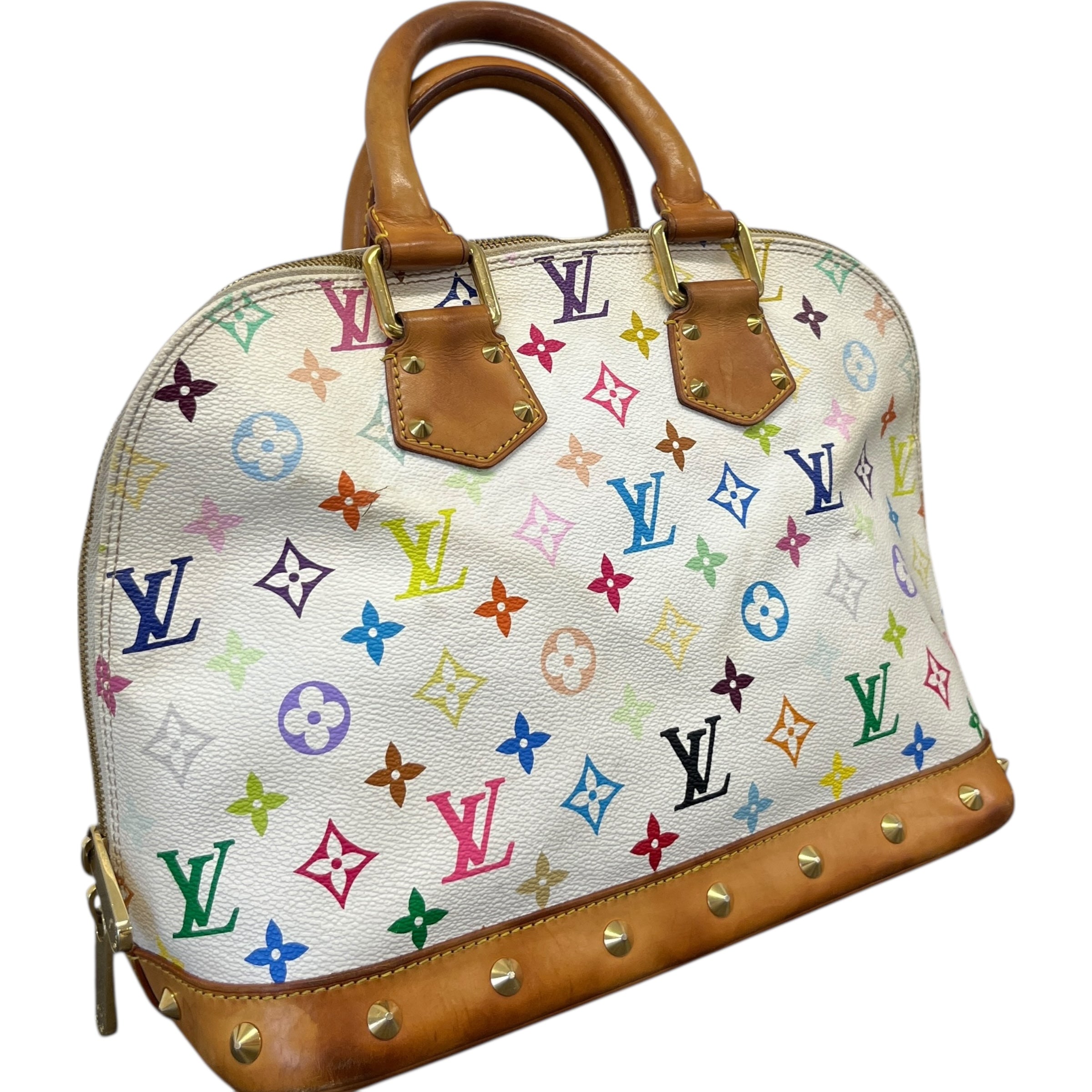 Women's Vintage Takashi Murakami Monogram Alma Handbag Multi-Coloured