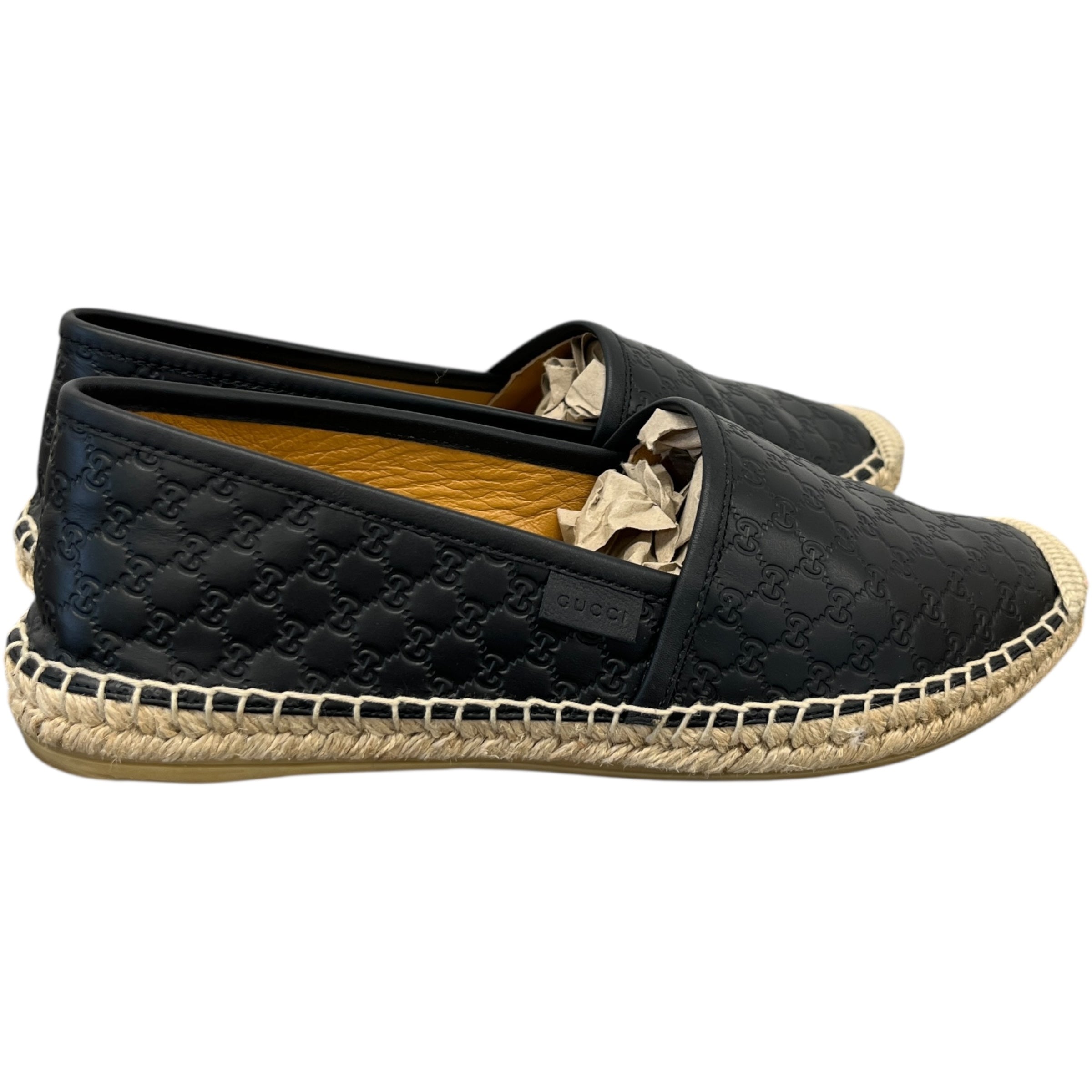 Women's Espadrilles Loafers Black Size EU 37 / UK 4