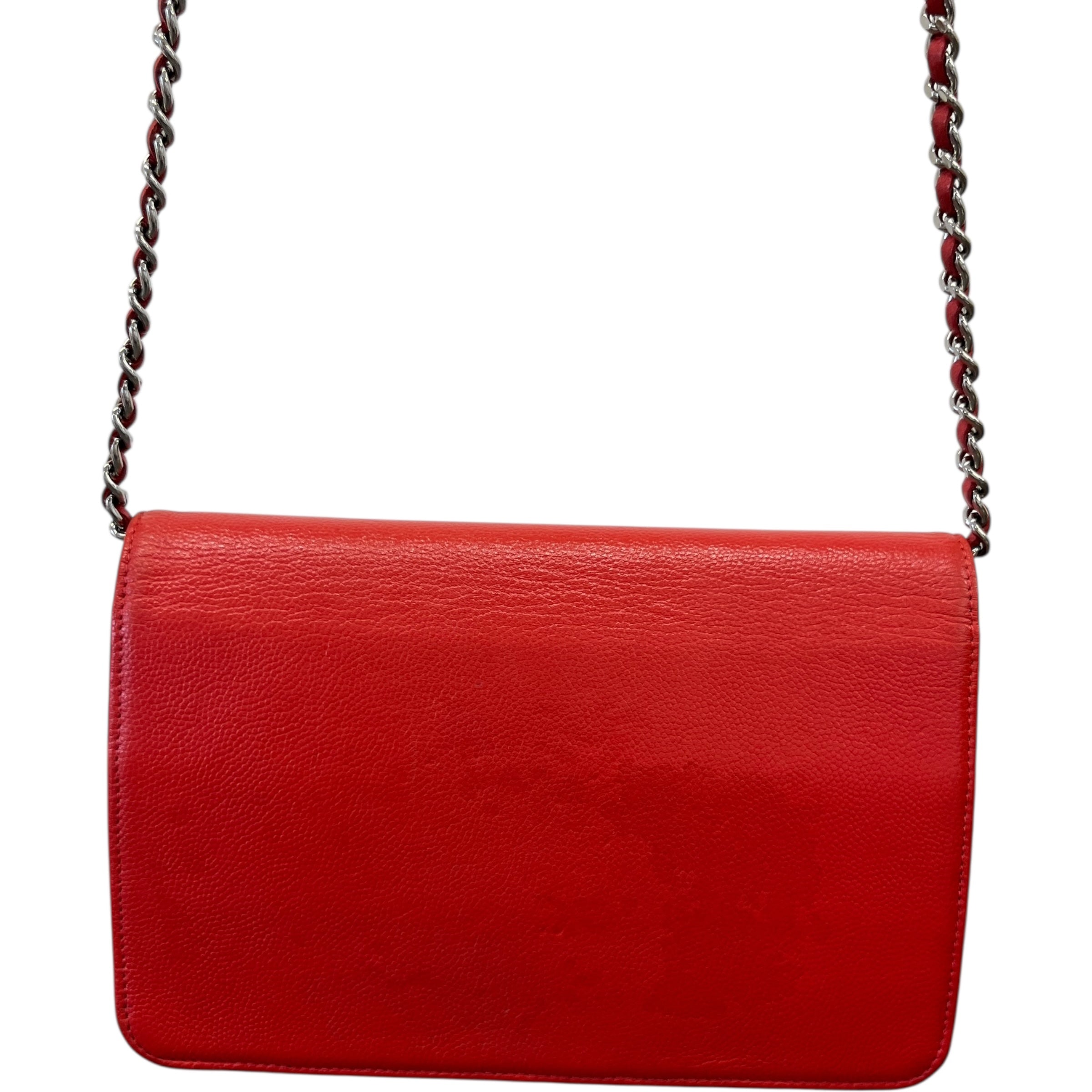 Women's Wallet On Chain Woc Bag Red