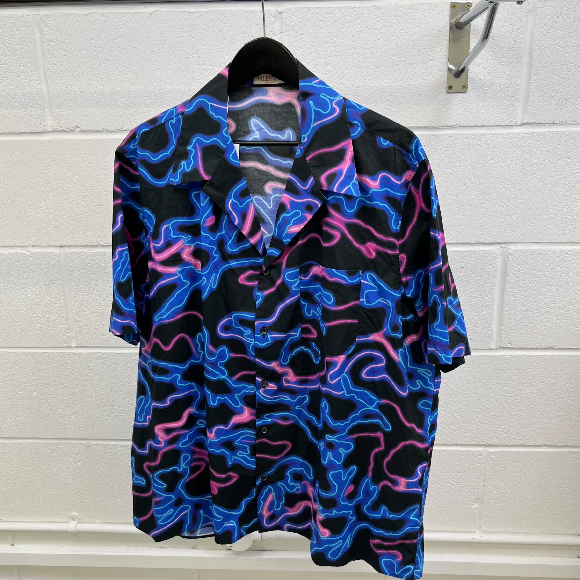 Men's Neo Camo Print T-Shirt Black Size IT 50 / UK L