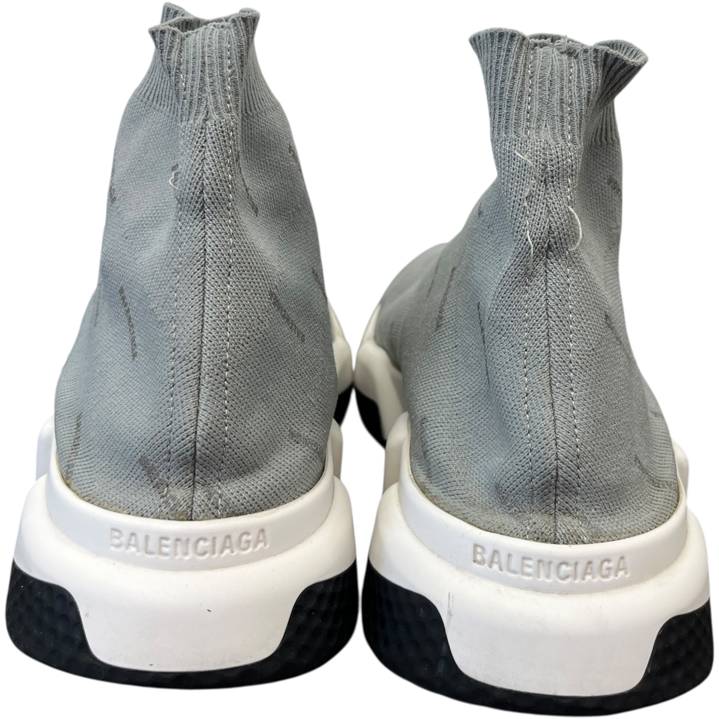 Men's Speed Sock High Trainers Grey Size EU 43 / UK 9