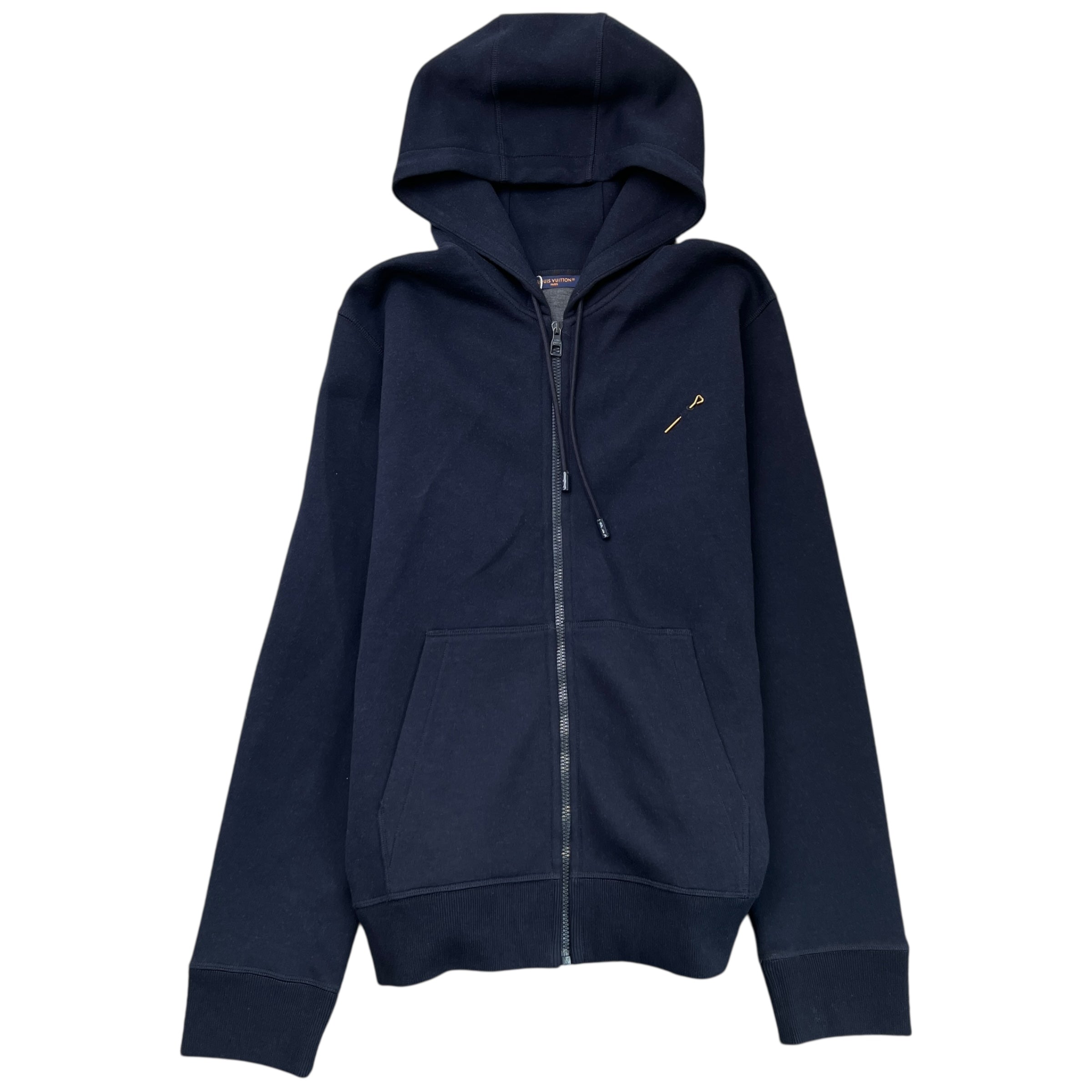 Men's Double-Faced Travel Hoodie Navy Size XL
