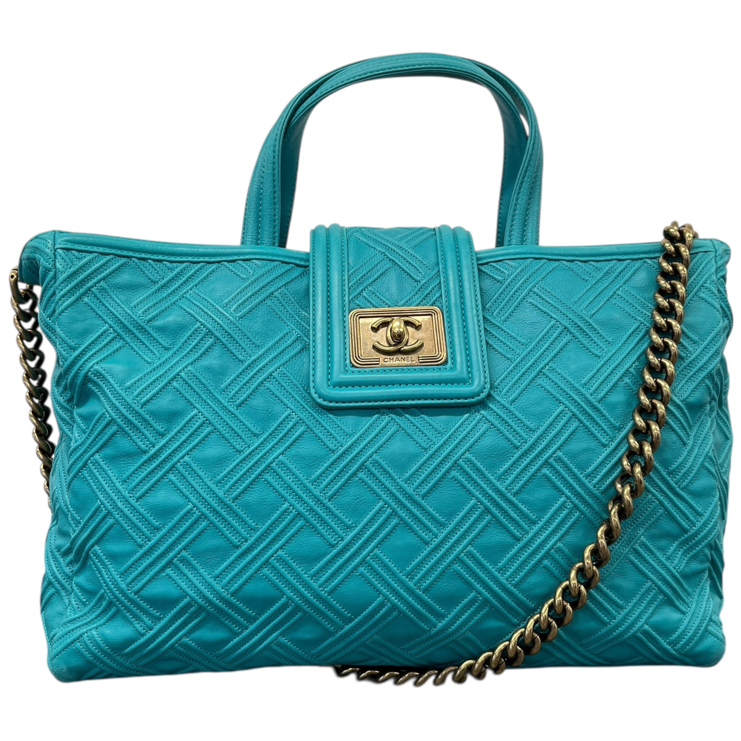 Women's Retro Girl Tote Handbag Blue
