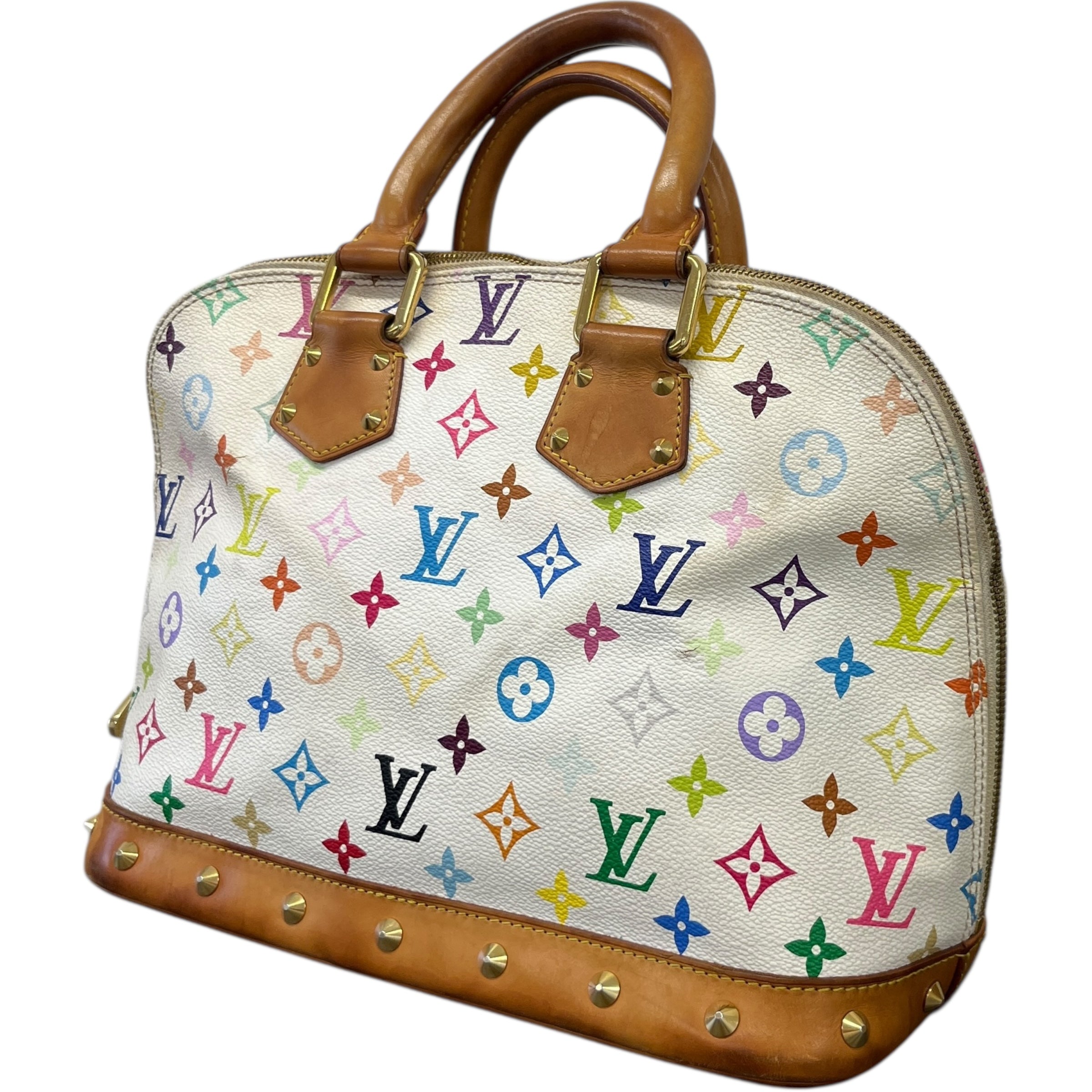 Women's Vintage Takashi Murakami Monogram Alma Handbag Multi-Coloured