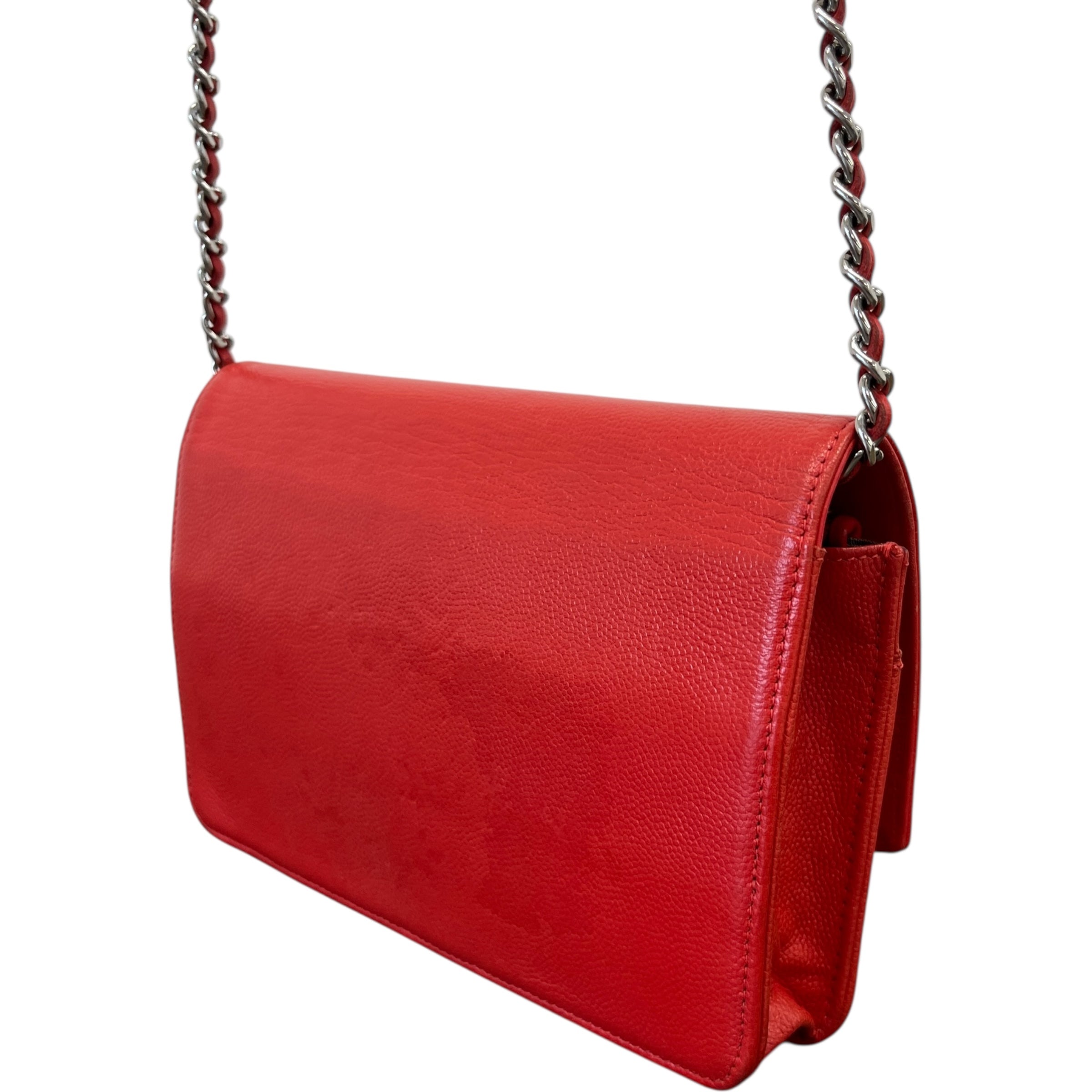 Women's Wallet On Chain Woc Bag Red