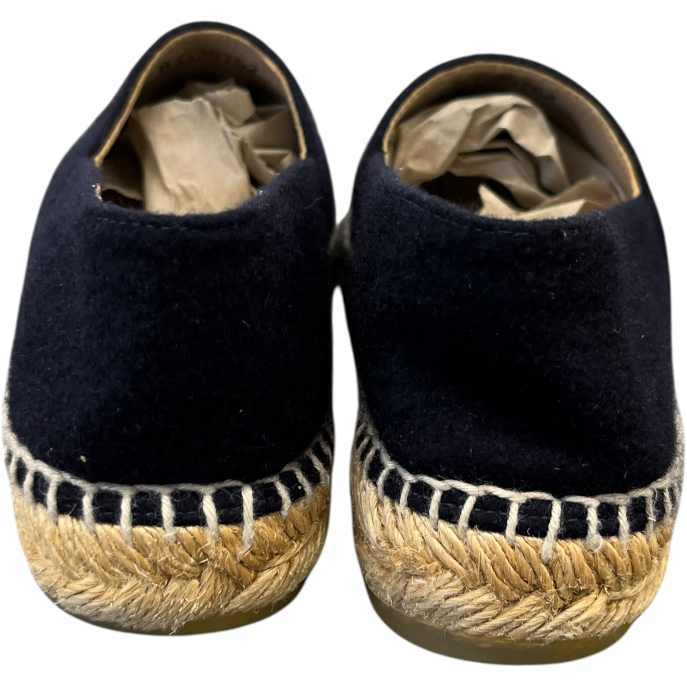 Women's Cc Tweed Espadrilles Navy Size EU 37 / UK 4