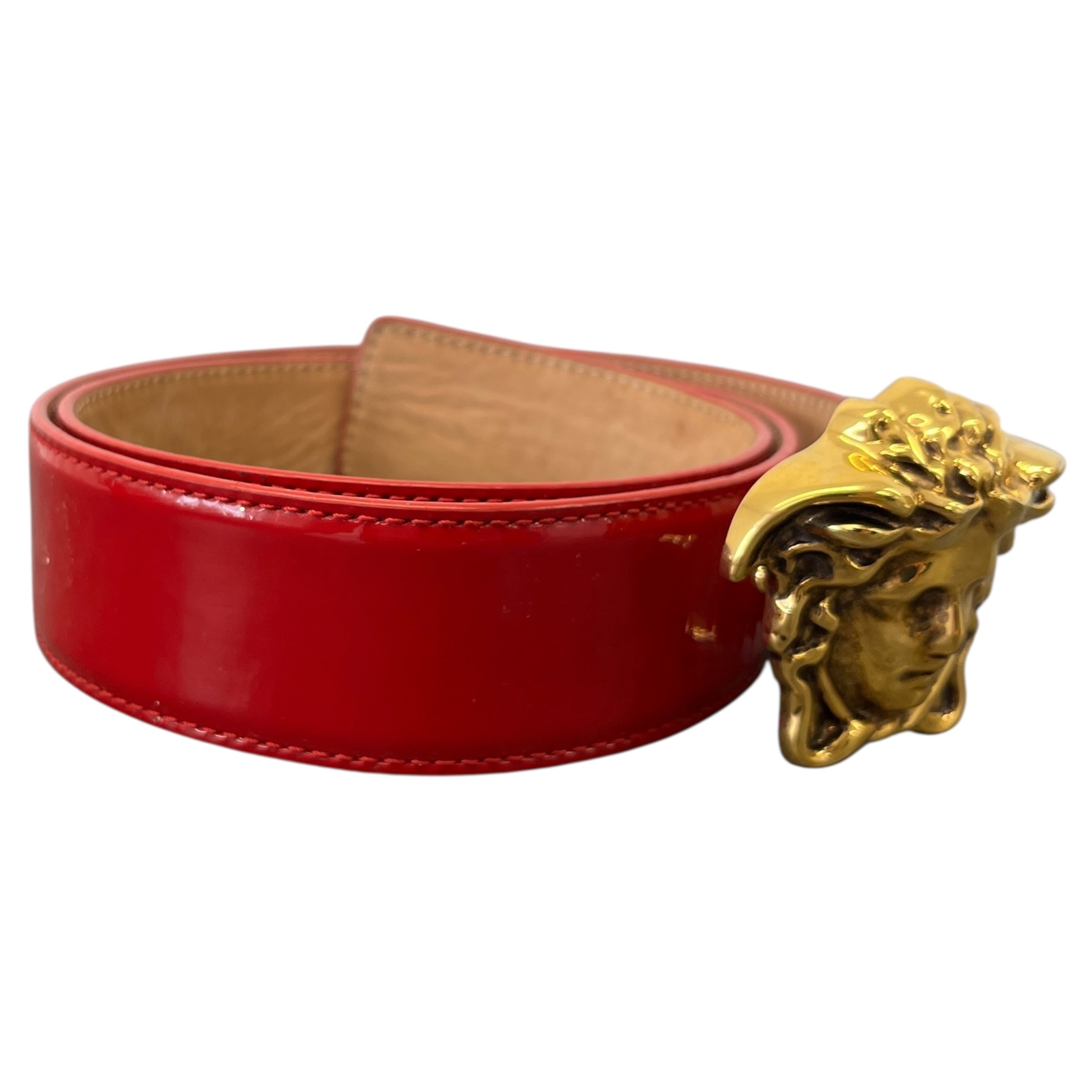 Men's Medusa Belt Red
