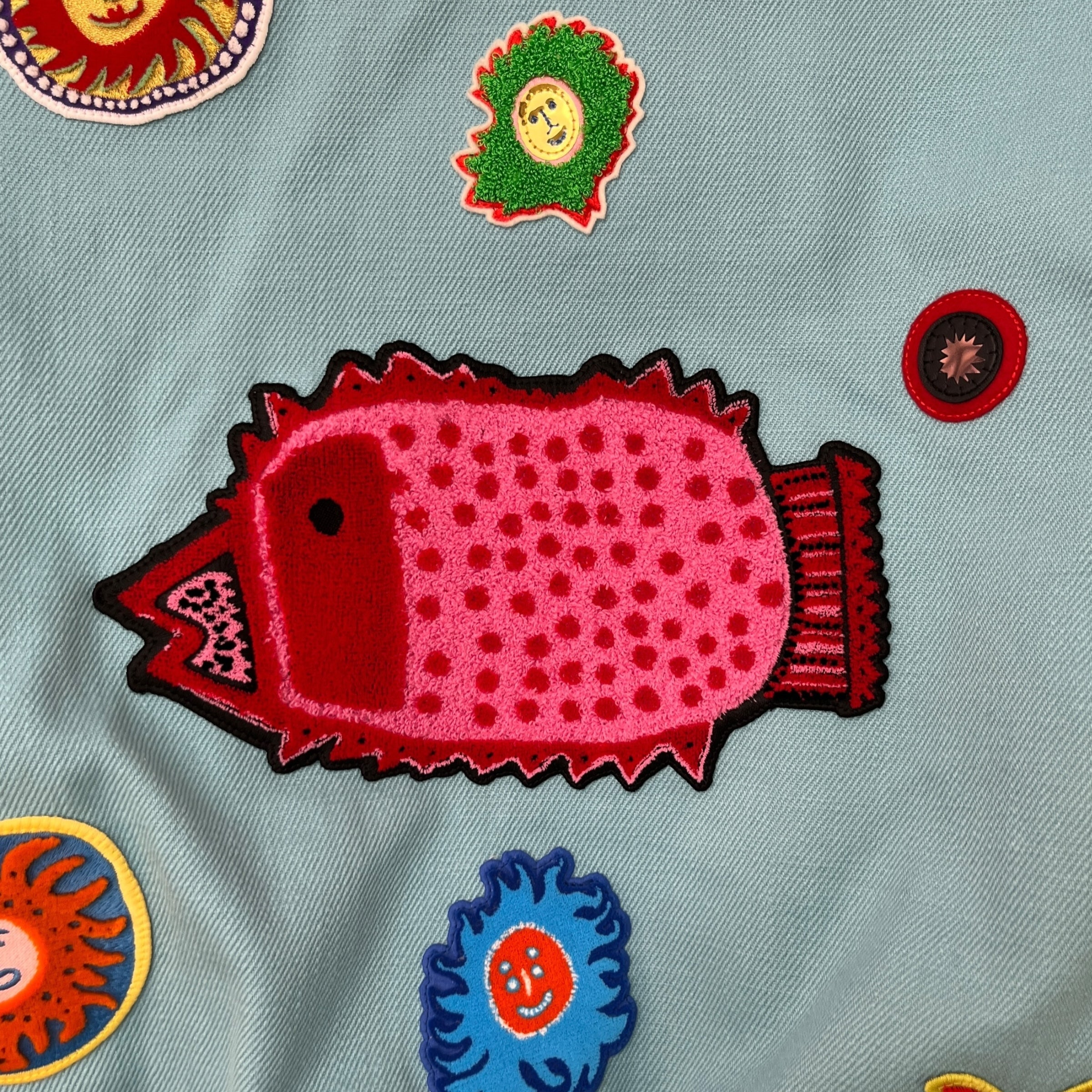 Men's X Yayoi Kusama Jacket Blue Size L