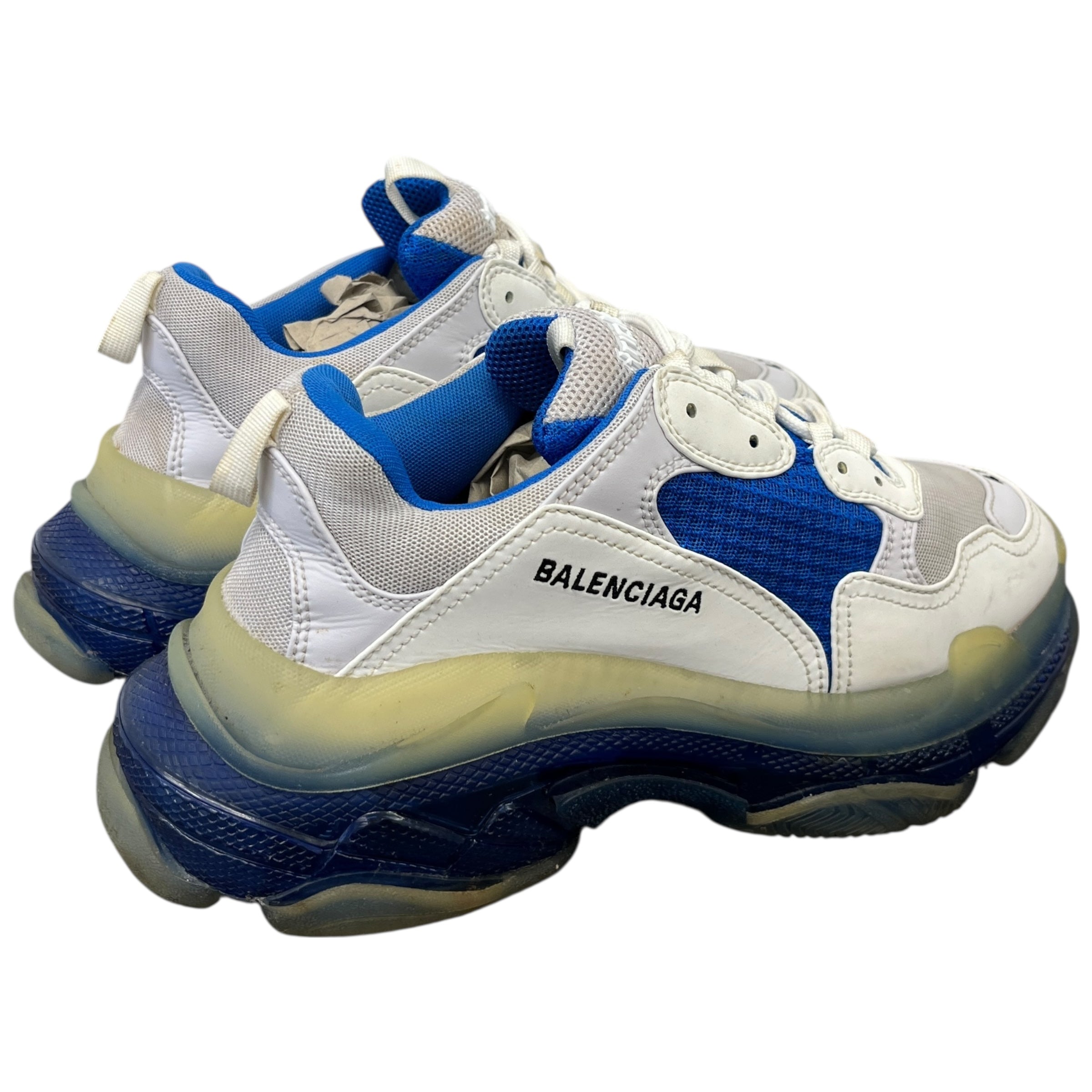 Men's Triple S Low Trainers Blue Size EU 41 / UK 7