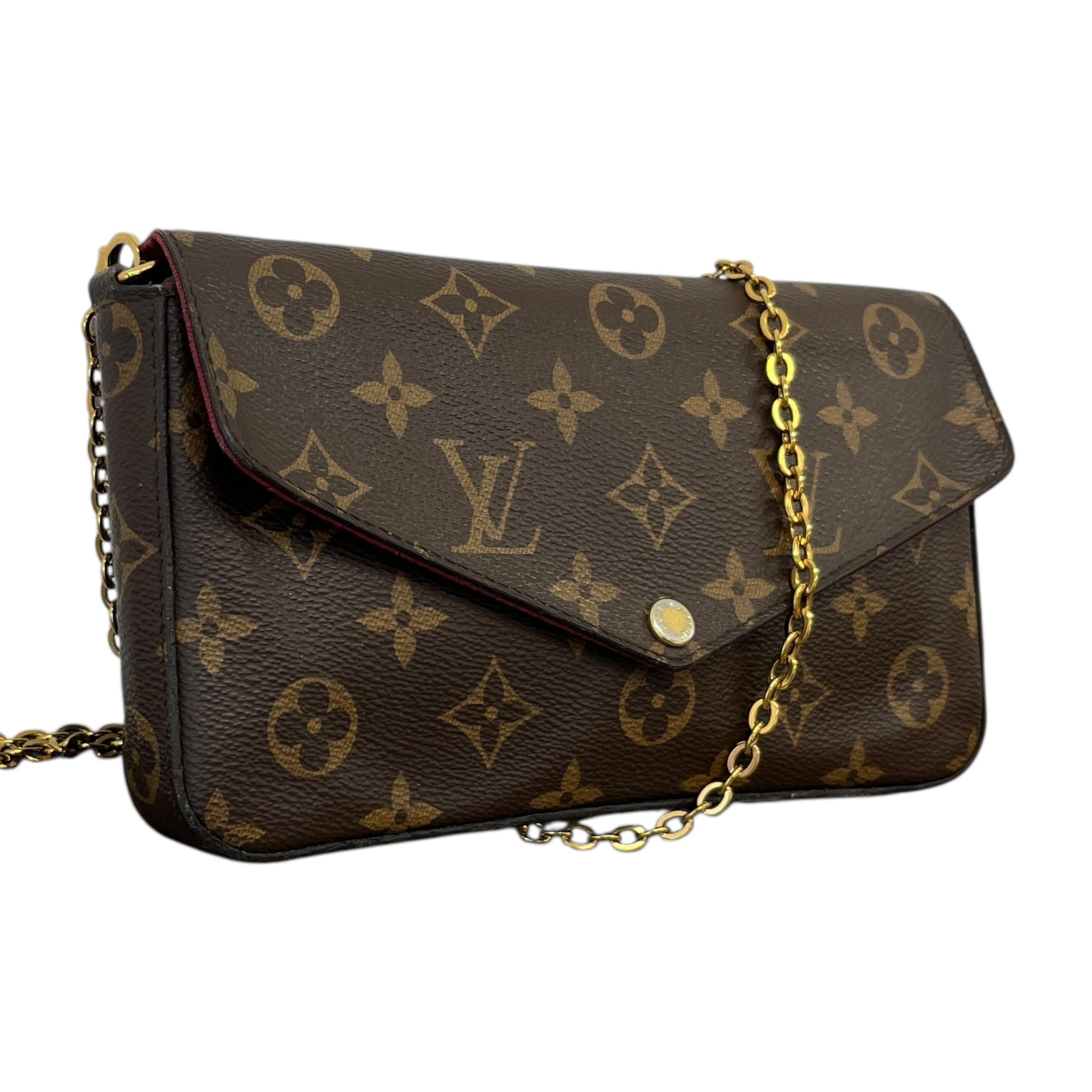 Women's Monogram Félicie Pochette Bag Brown