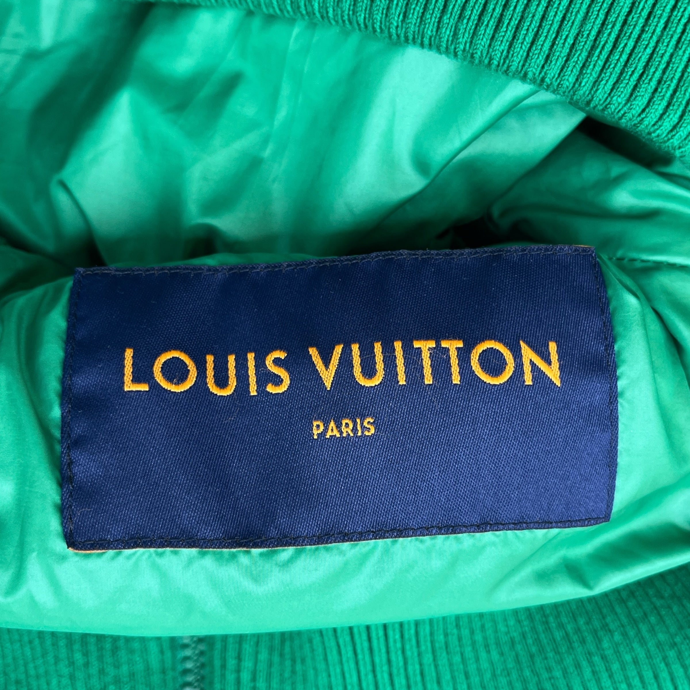 Men's Flower Quilted Monogram Jacket Green Size IT 46 / S