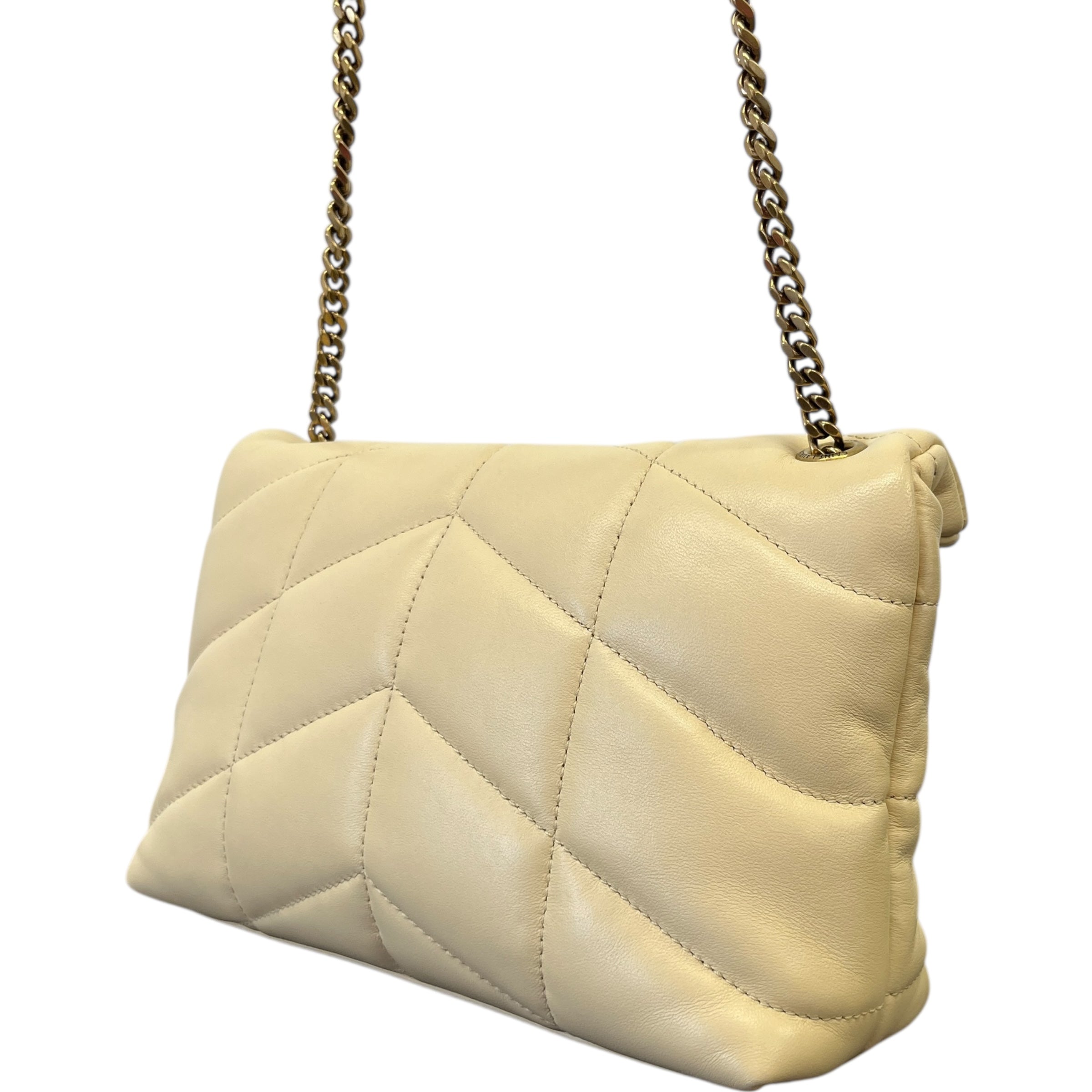 Women's Loulou Puffer Handbag Cream