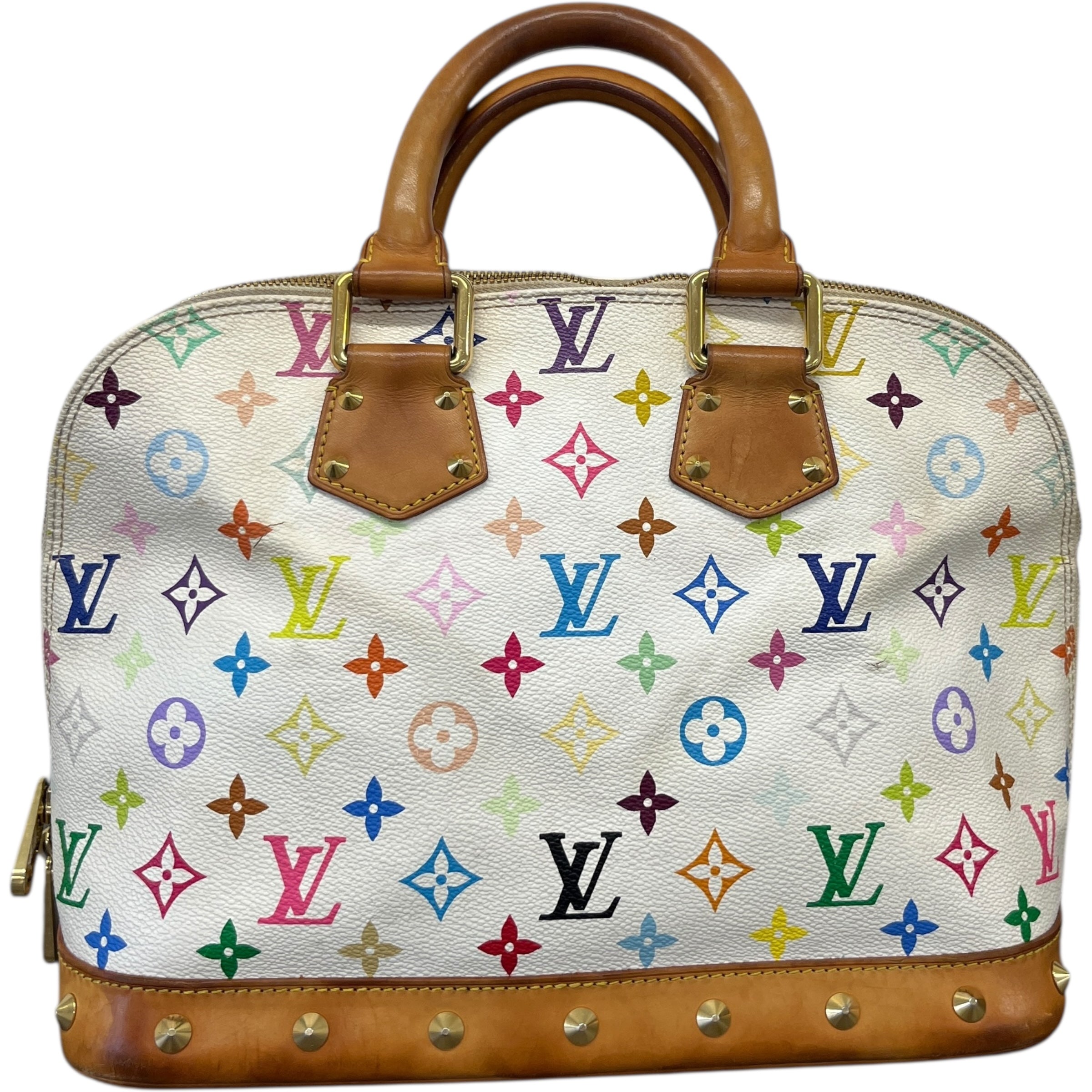 Women's Vintage Takashi Murakami Monogram Alma Handbag Multi-Coloured