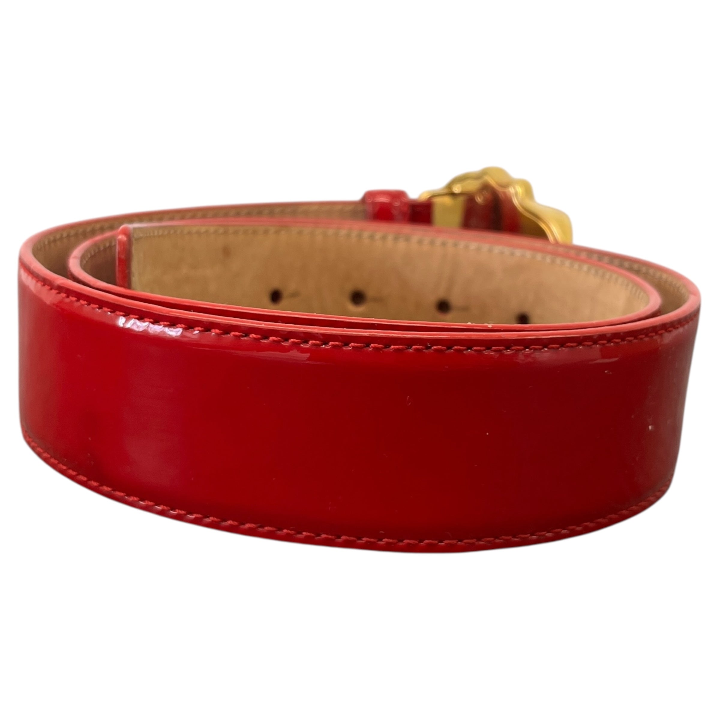 Men's Medusa Belt Red