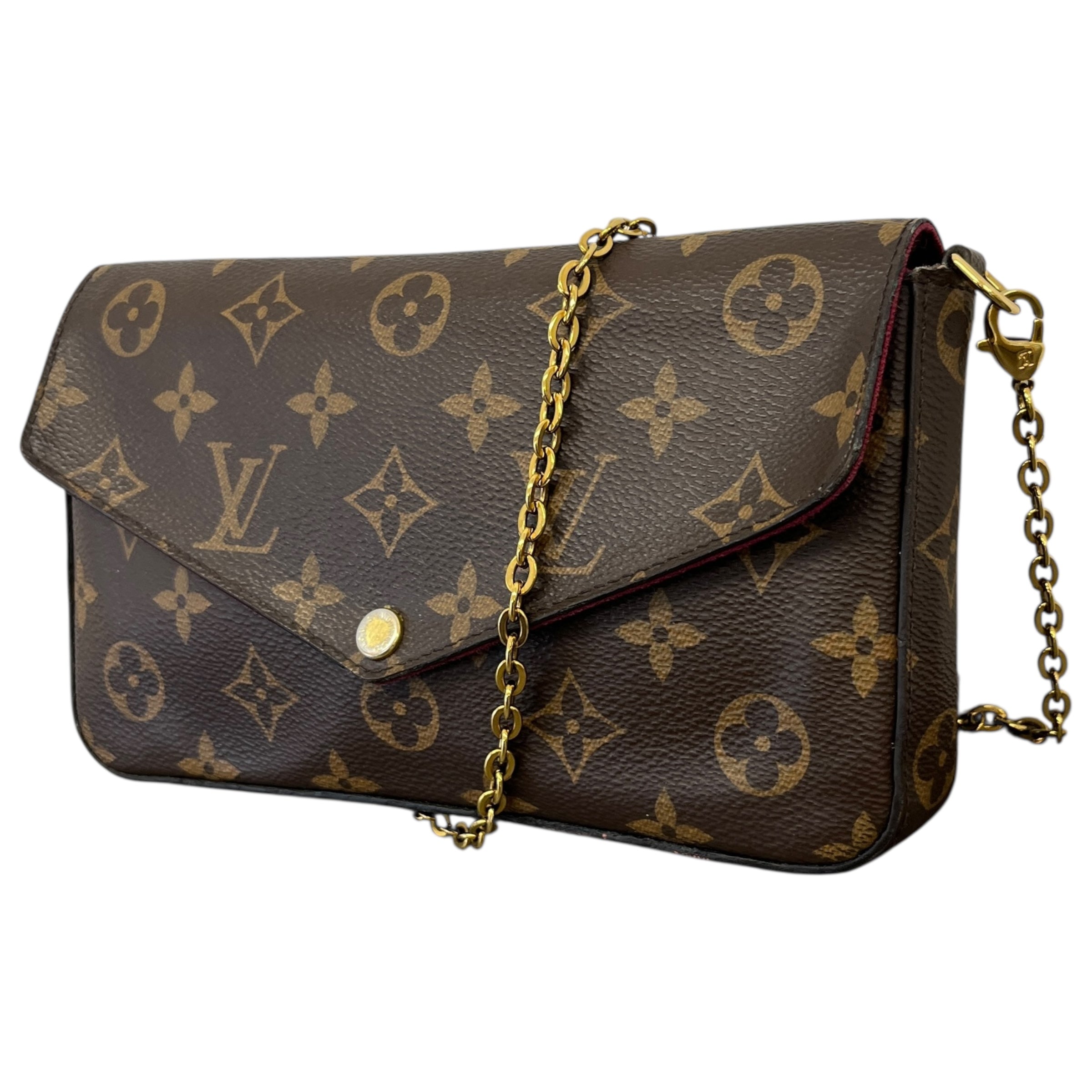 Women's Monogram Félicie Pochette Bag Brown