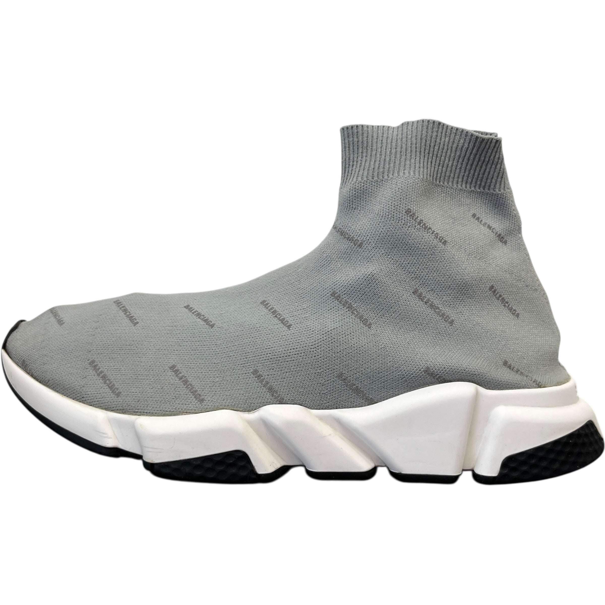 Men's Speed Sock High Trainers Grey Size EU 43 / UK 9