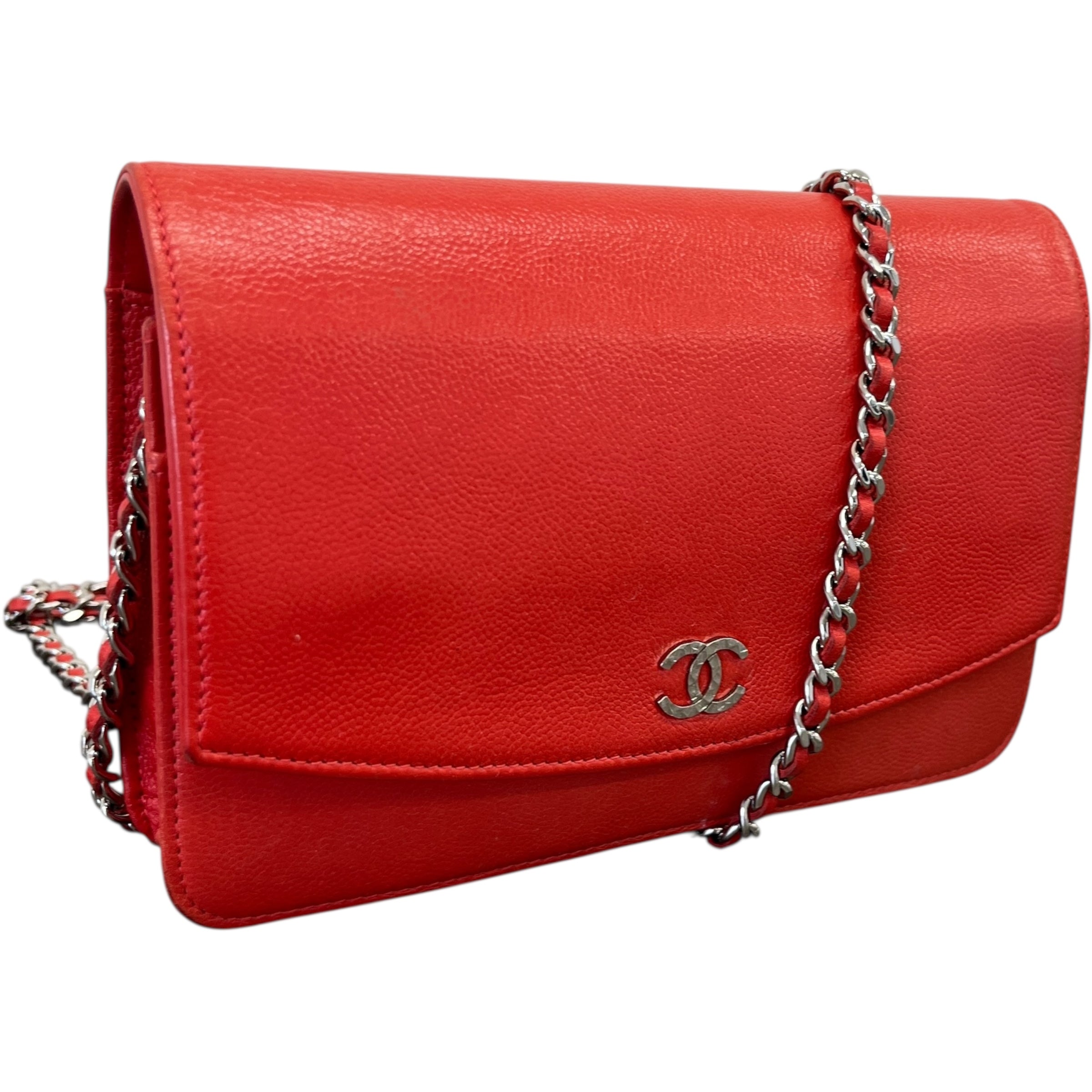Women's Wallet On Chain Woc Bag Red