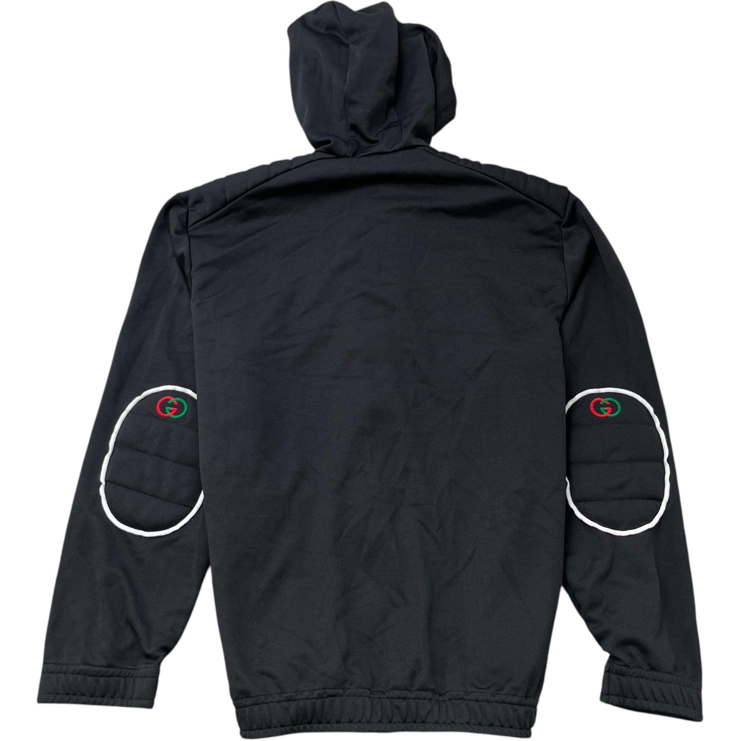 Men's Technical Elbow Patch Hoodie Black Size XL