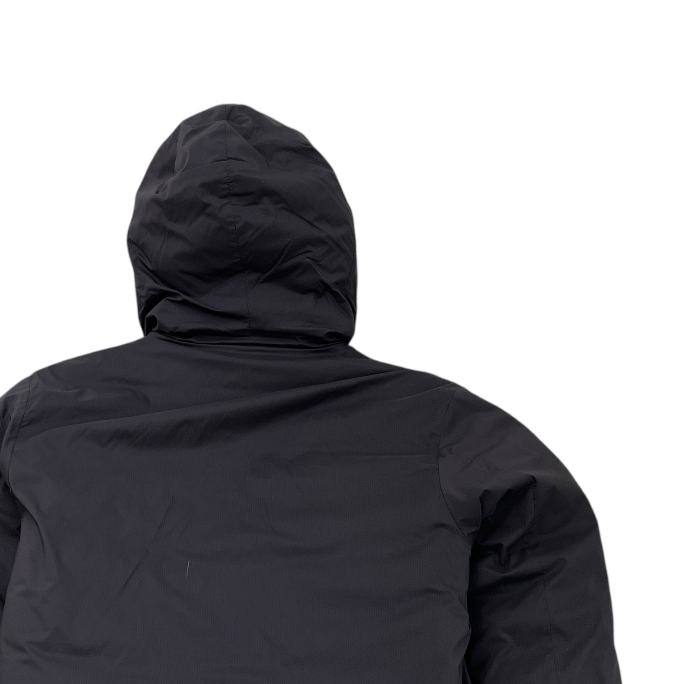 Men's Lodge Hoody Down Jacket Black Size M