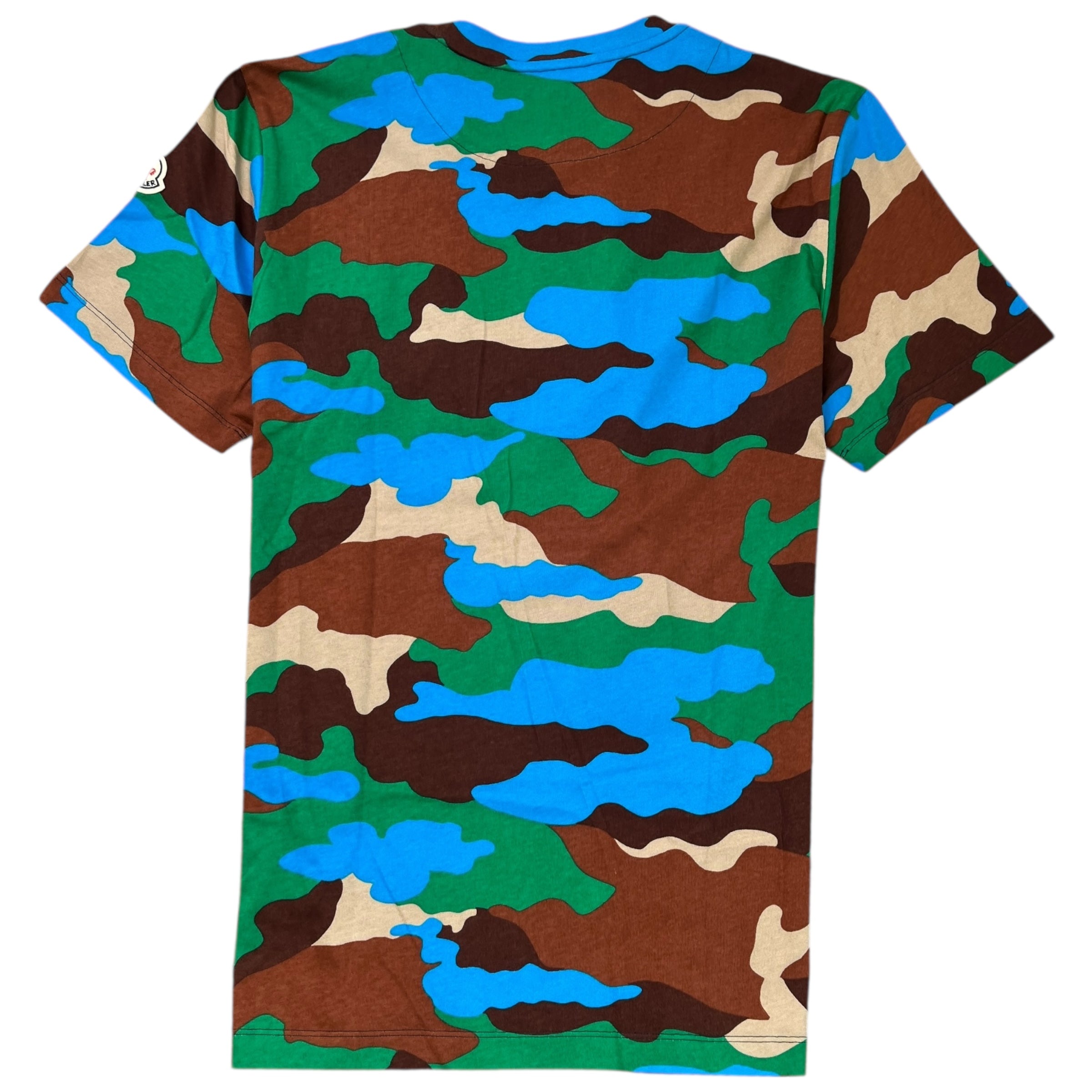 Men's Ss Camouflage T-Shirt Navy Size S