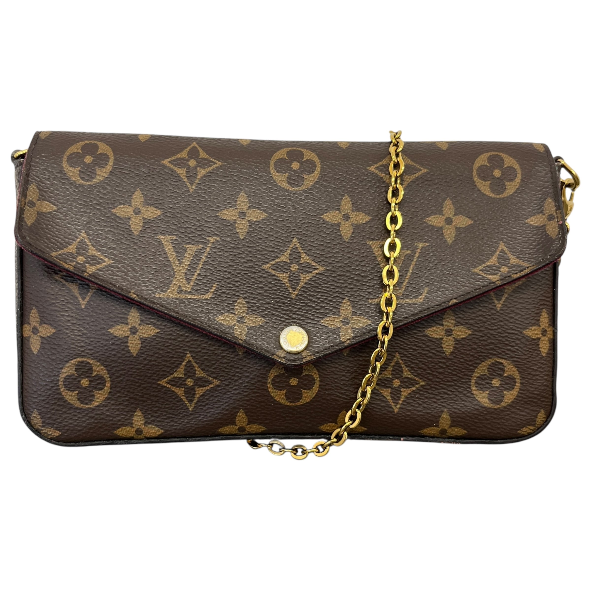 Women's Monogram Félicie Pochette Bag Brown