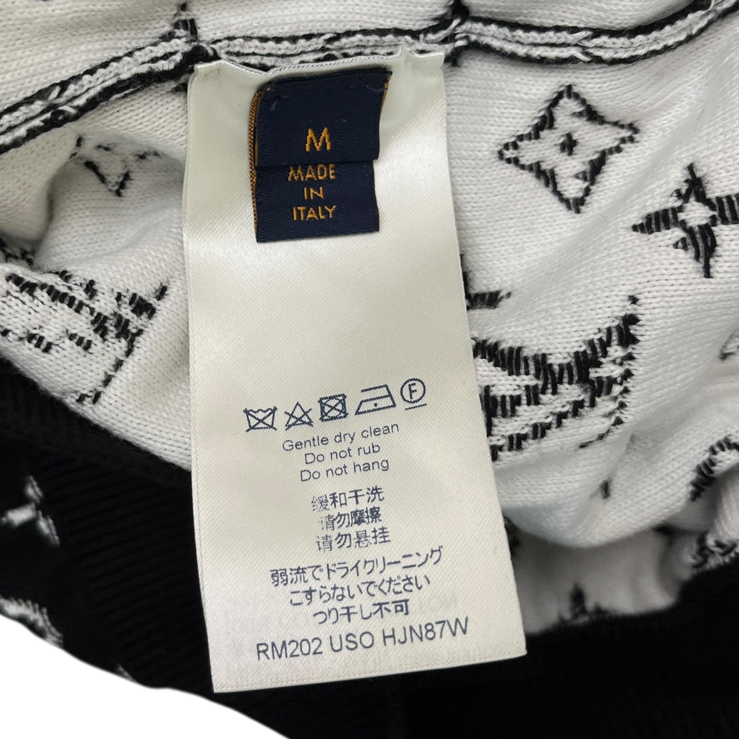 Men's Monogram Gradient Jumper Black Size M