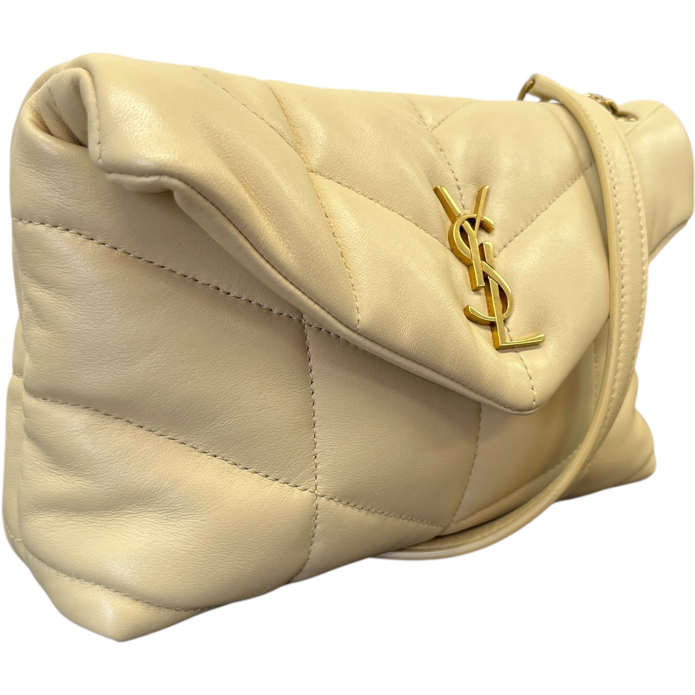 Women's Loulou Puffer Handbag Cream