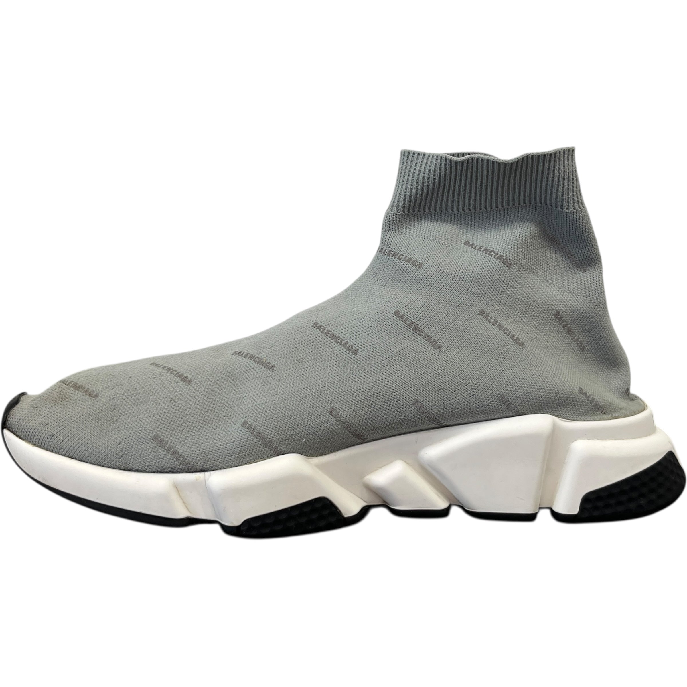 Men's Speed Sock High Trainers Grey Size EU 43 / UK 9