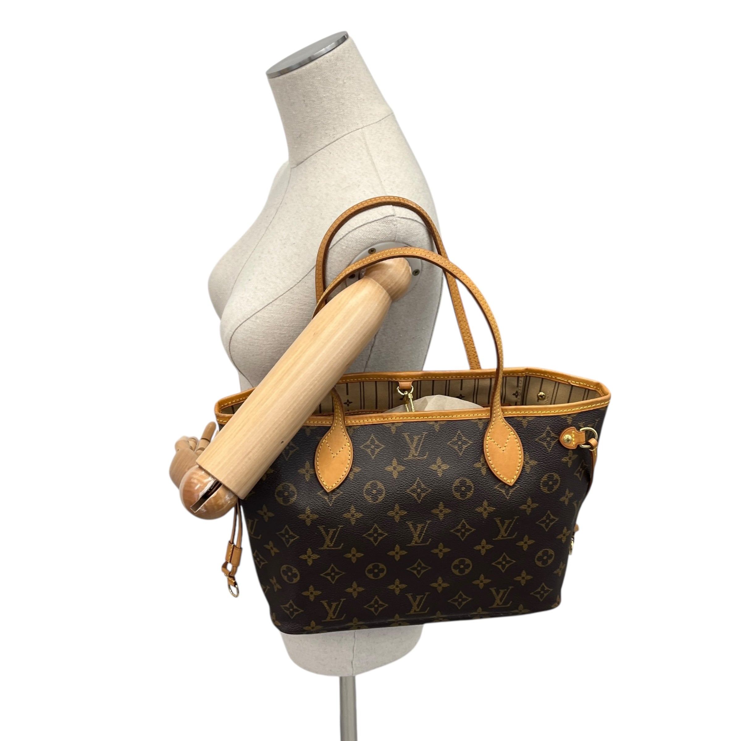 Women's Monogram Neverfull Pm Bag Brown