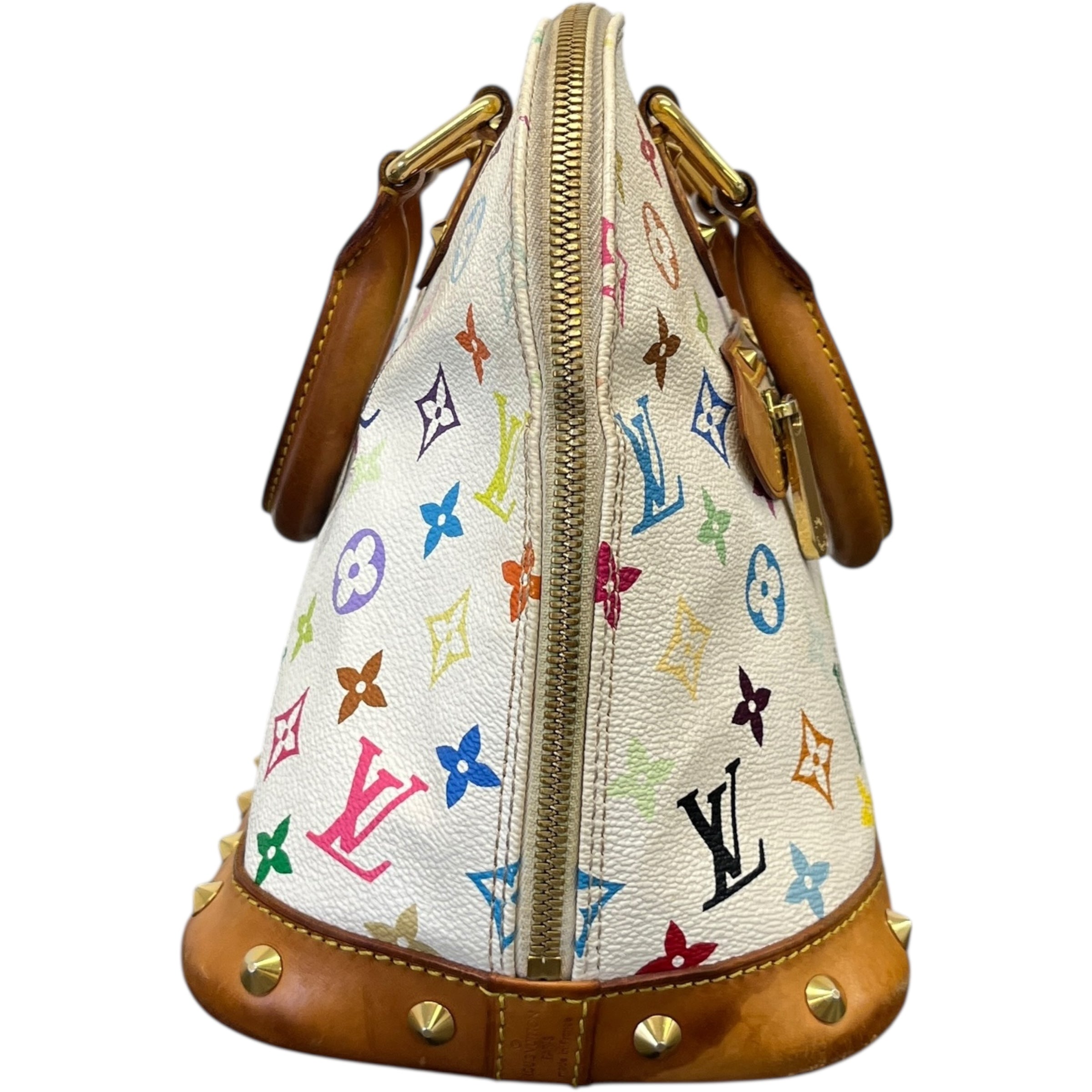 Women's Vintage Takashi Murakami Monogram Alma Handbag Multi-Coloured