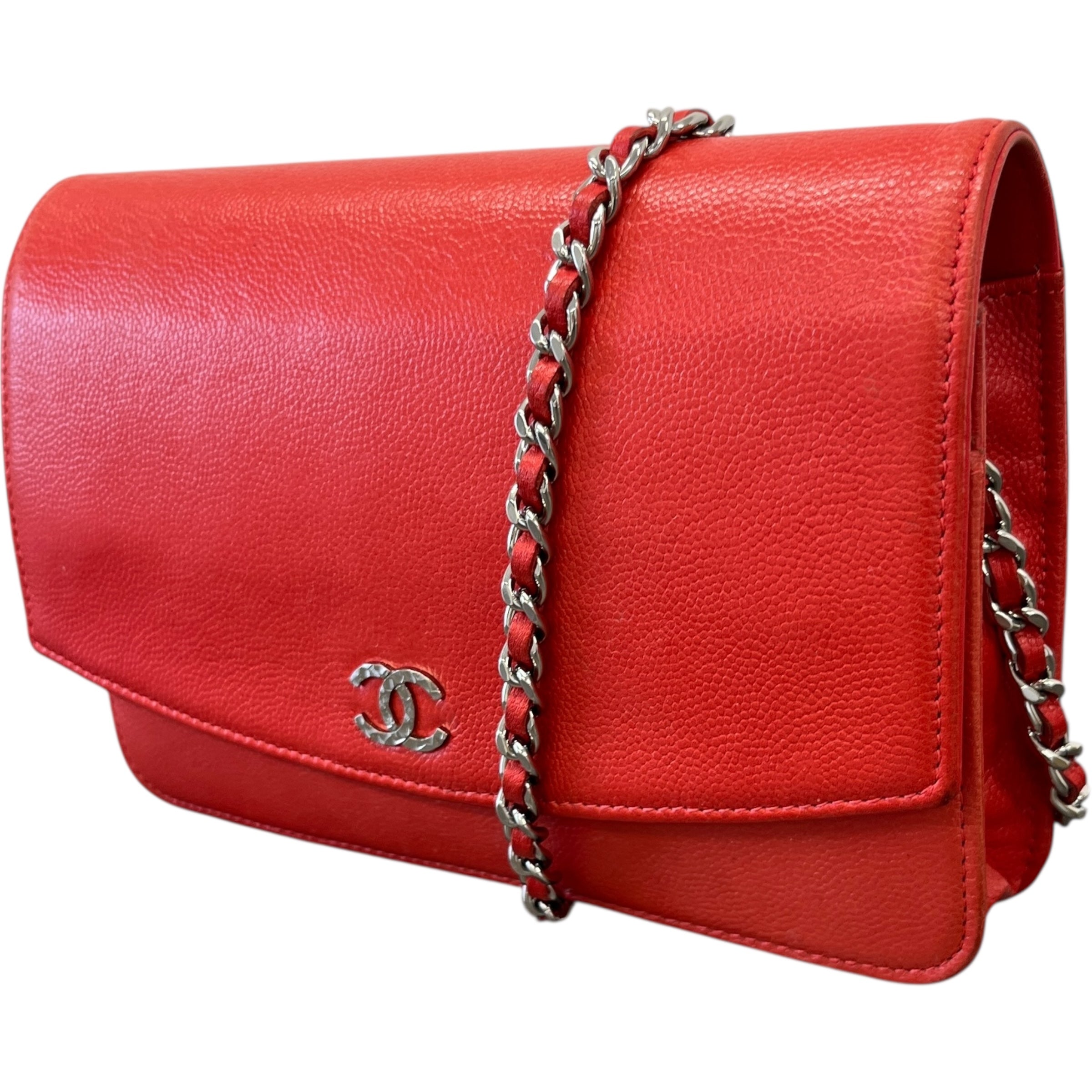 Women's Wallet On Chain Woc Bag Red