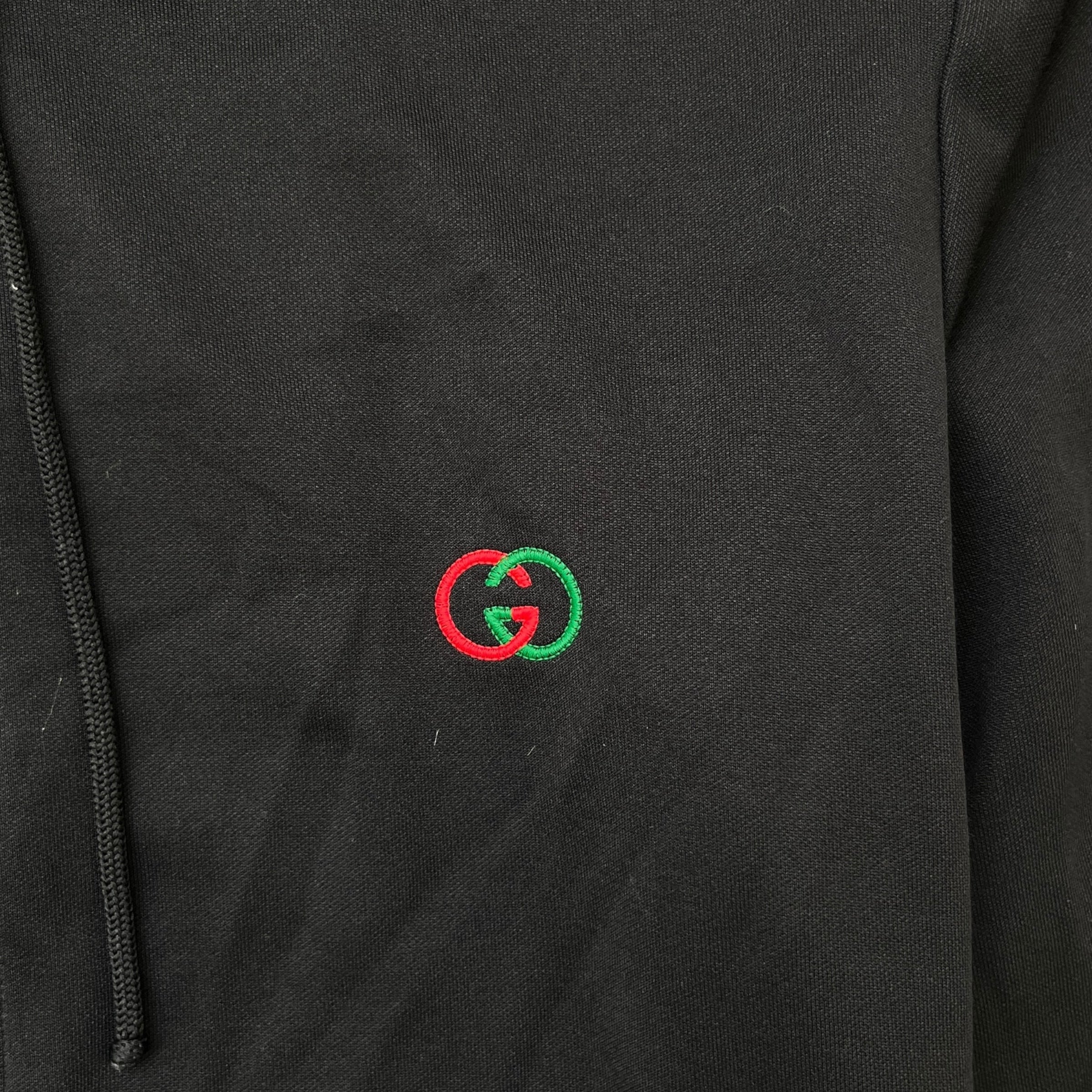 Men's Technical Elbow Patch Hoodie Black Size XL