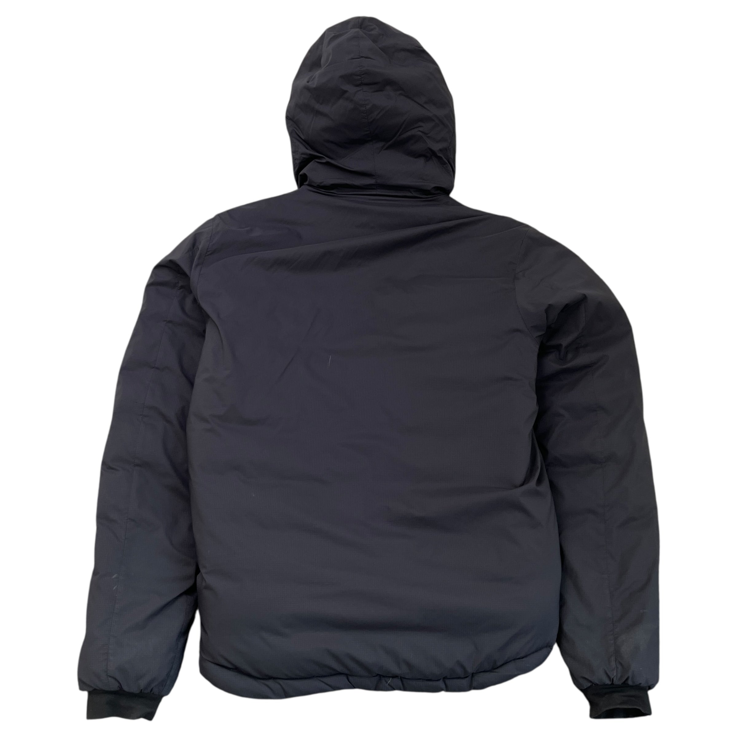 Men's Lodge Hoody Down Jacket Black Size M