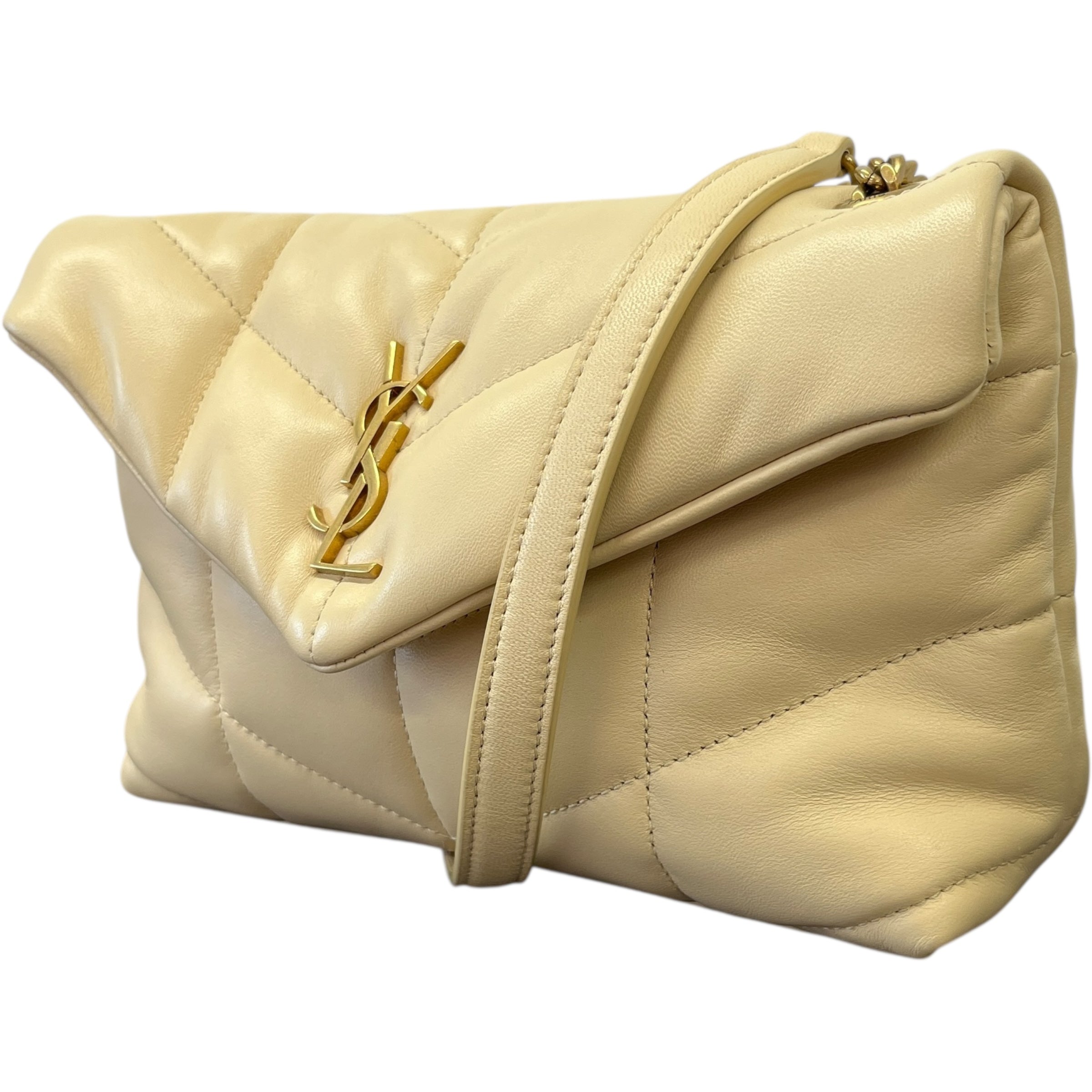 Women's Loulou Puffer Handbag Cream