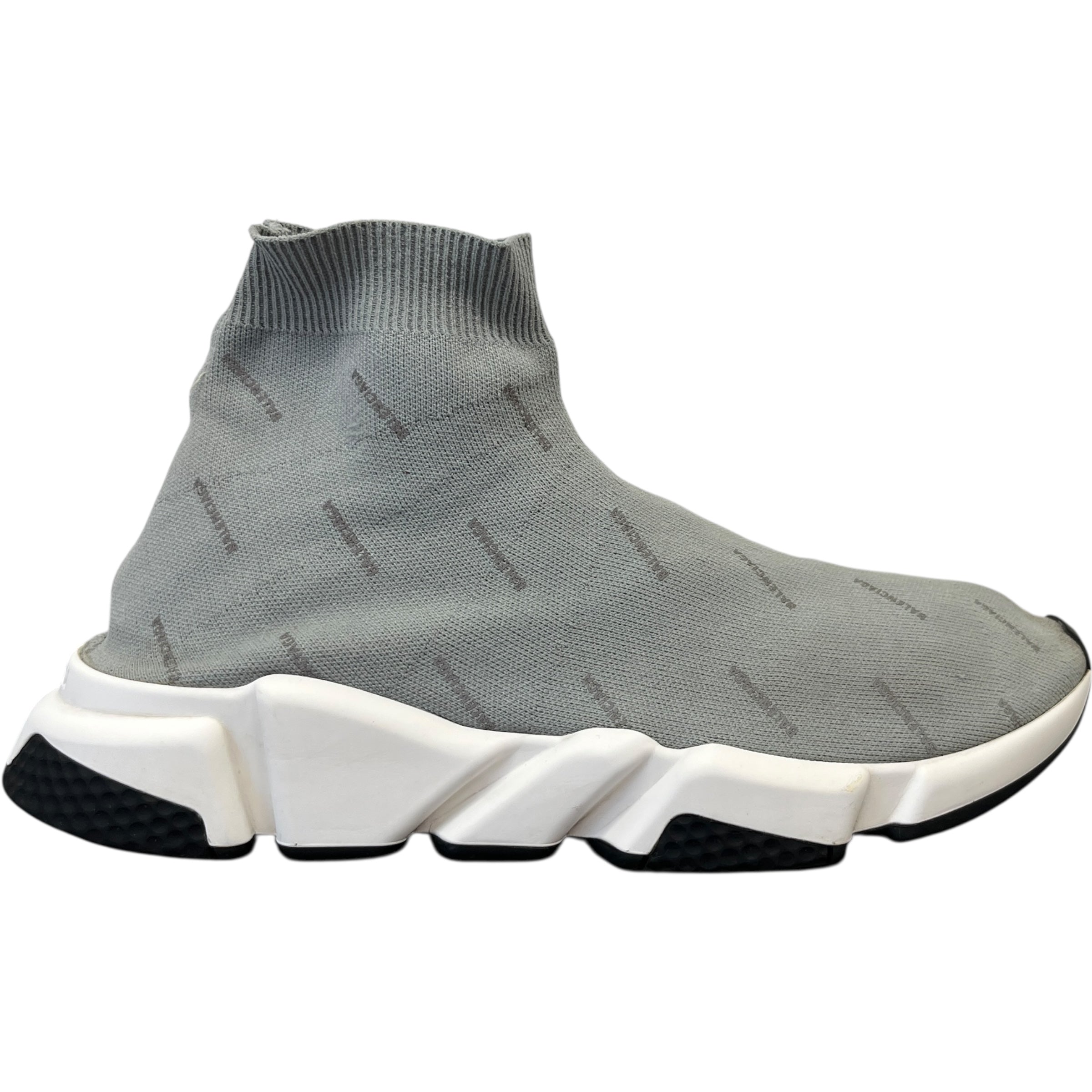 Men's Speed Sock High Trainers Grey Size EU 43 / UK 9