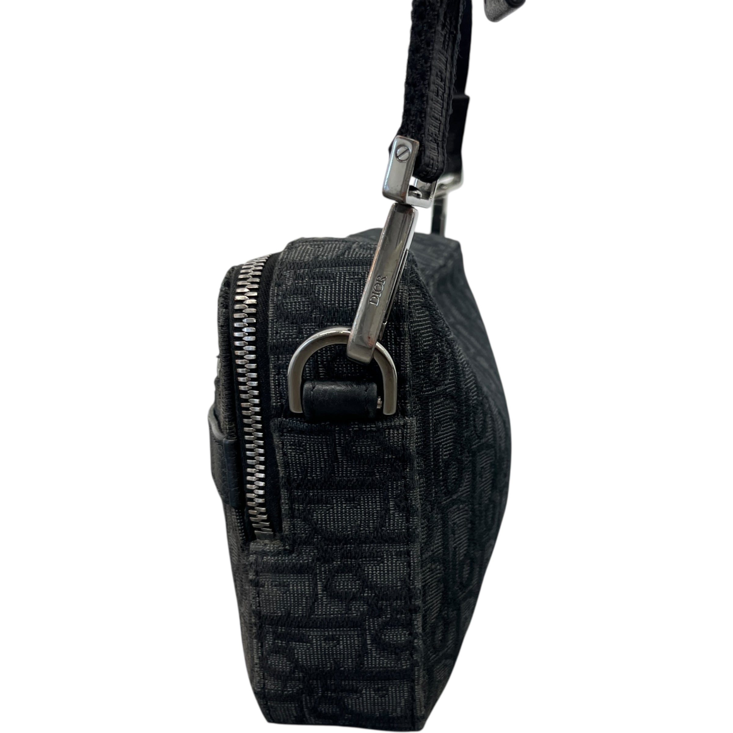 Men's Safari Oblique Messenger Bag Grey