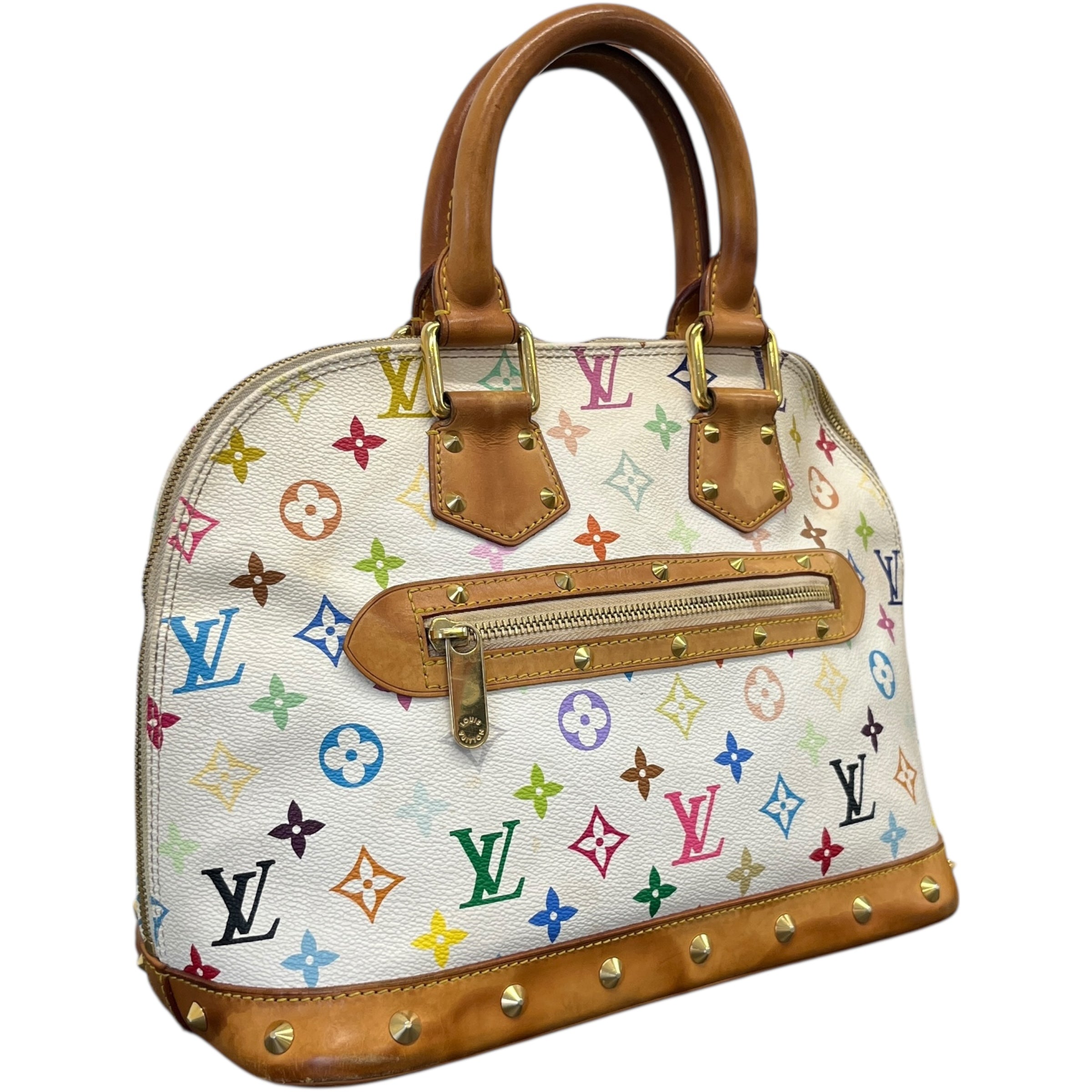 Women's Vintage Takashi Murakami Monogram Alma Handbag Multi-Coloured