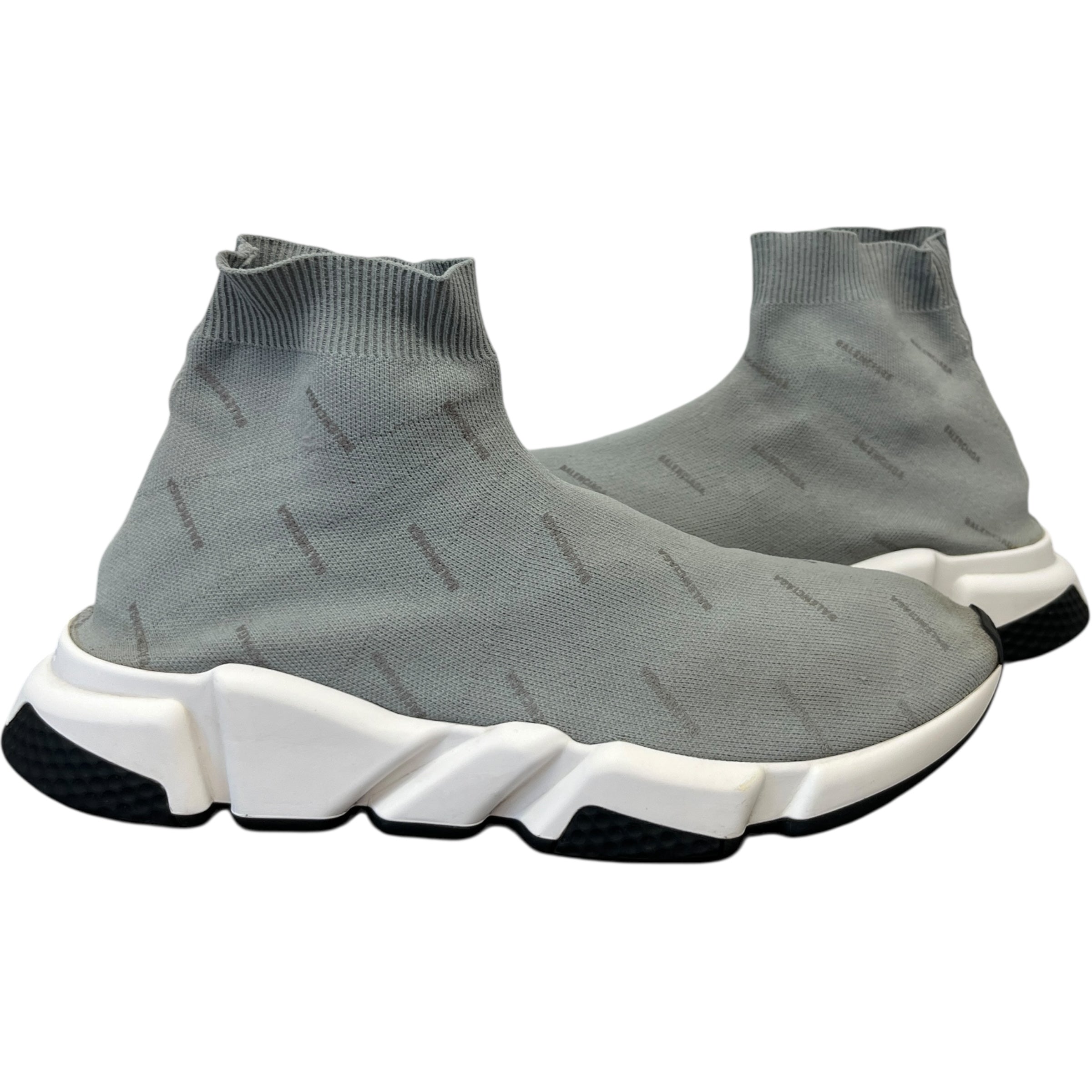 Men's Speed Sock High Trainers Grey Size EU 43 / UK 9
