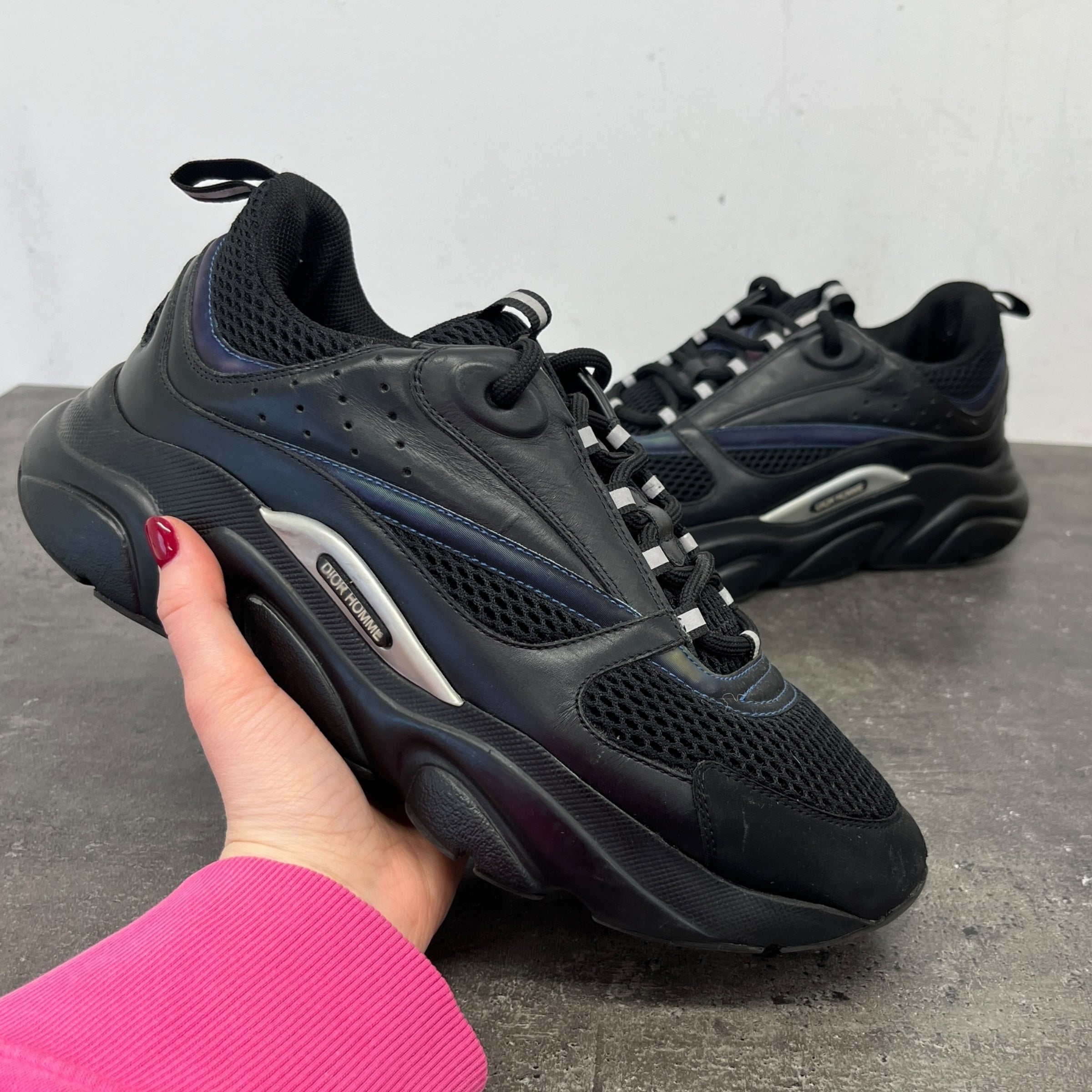 Men's B22 Low Trainers Black Size EU 42.5 / UK 8.5