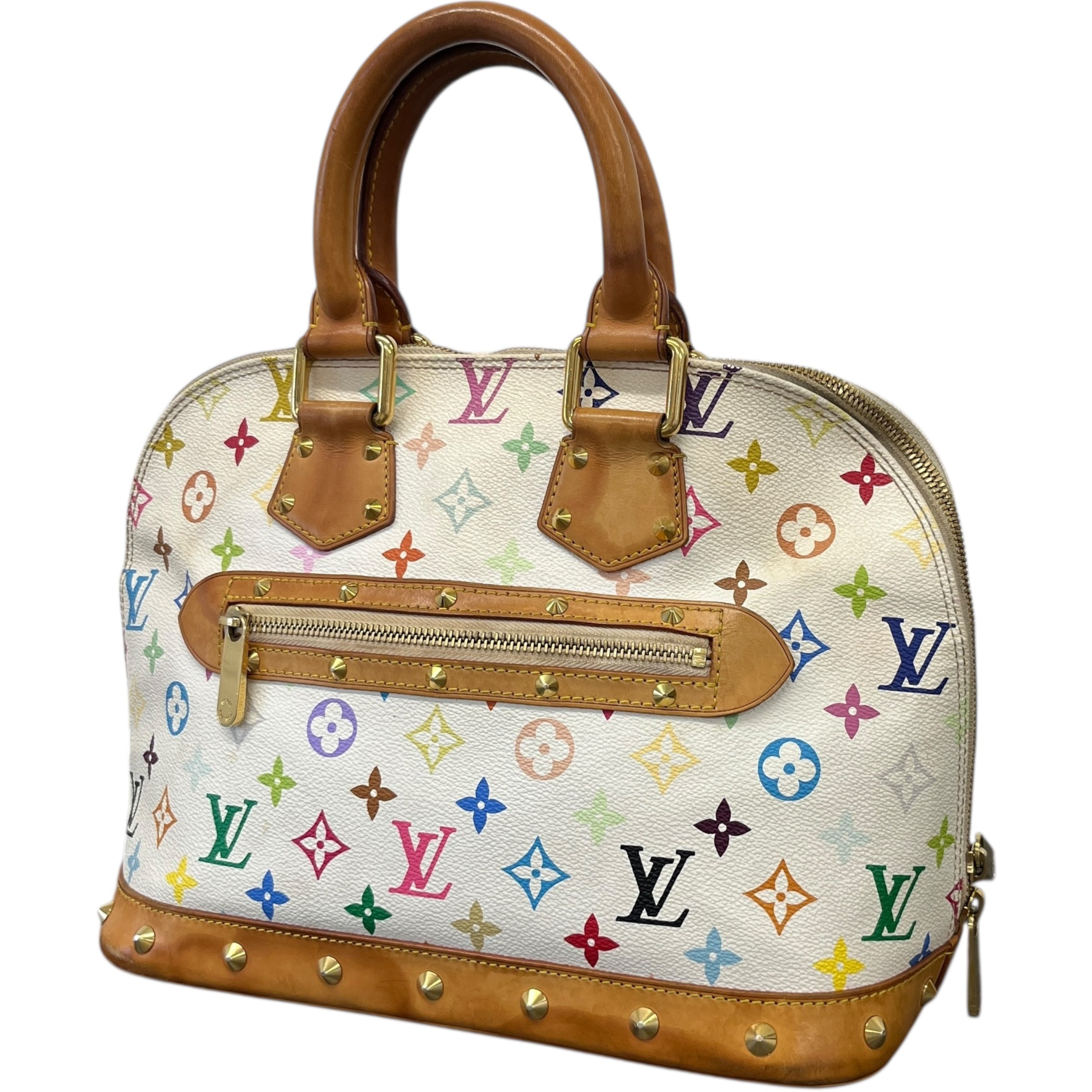 Women's Vintage Takashi Murakami Monogram Alma Handbag Multi-Coloured