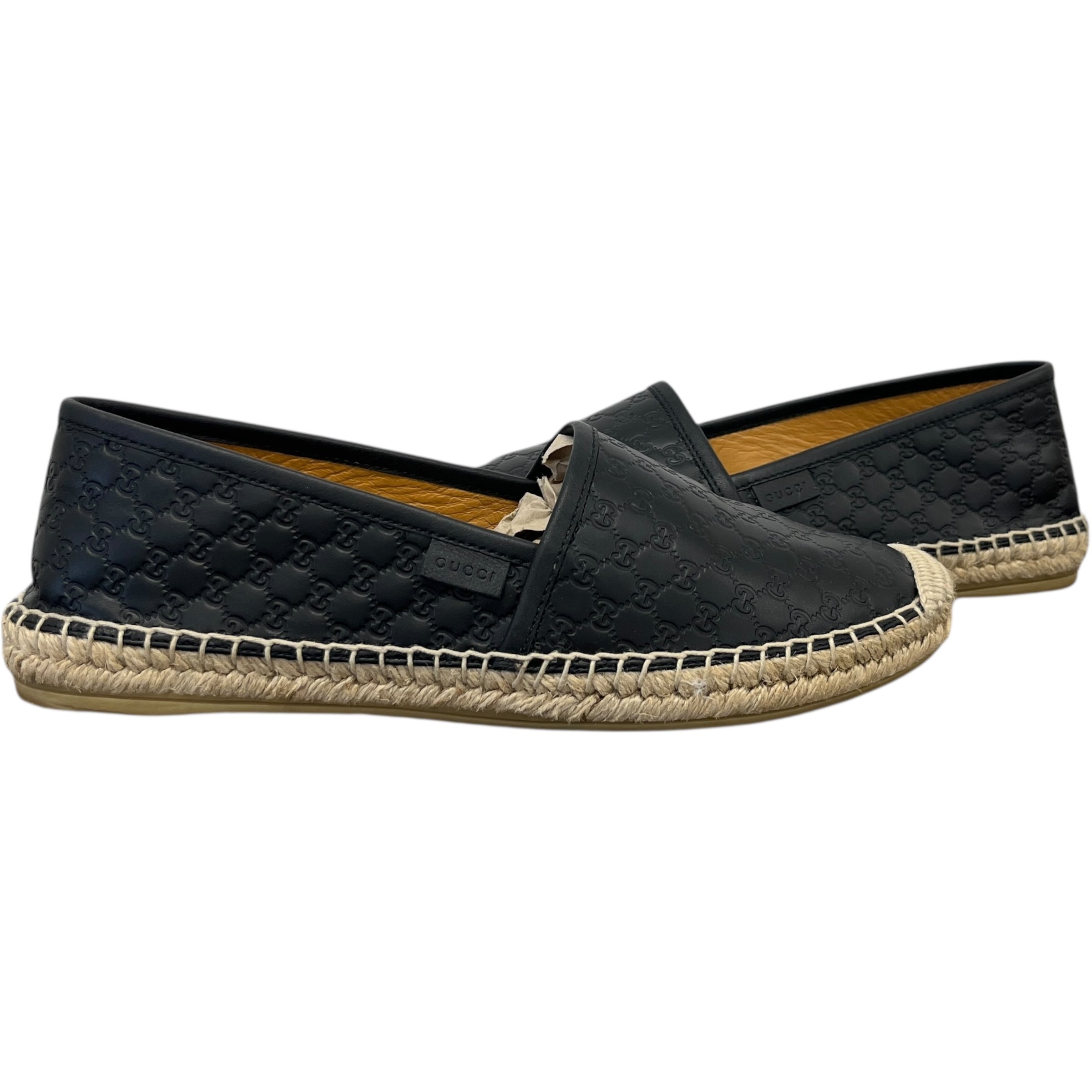 Women's Espadrilles Loafers Black Size EU 37 / UK 4
