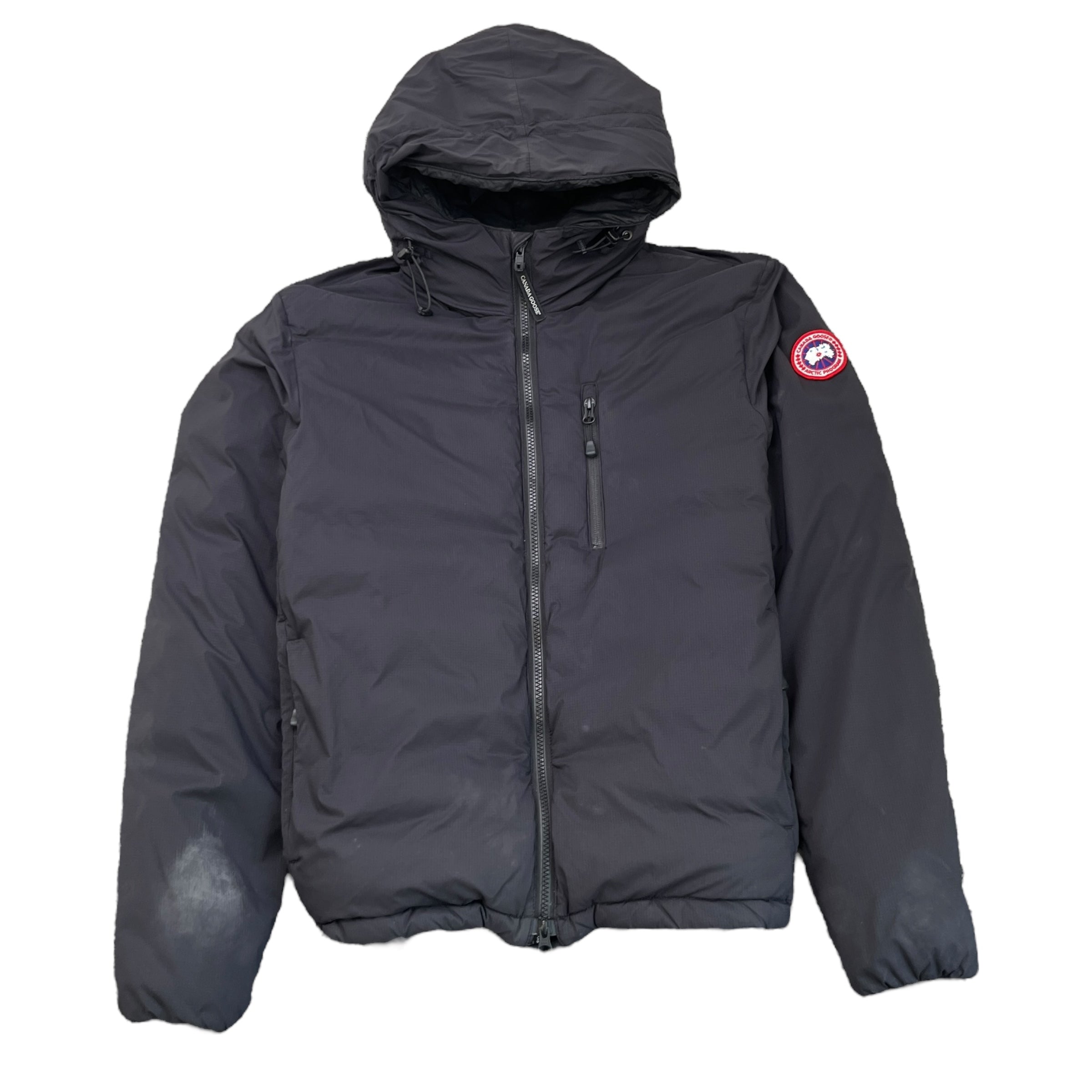 Men's Lodge Hoody Down Jacket Black Size M