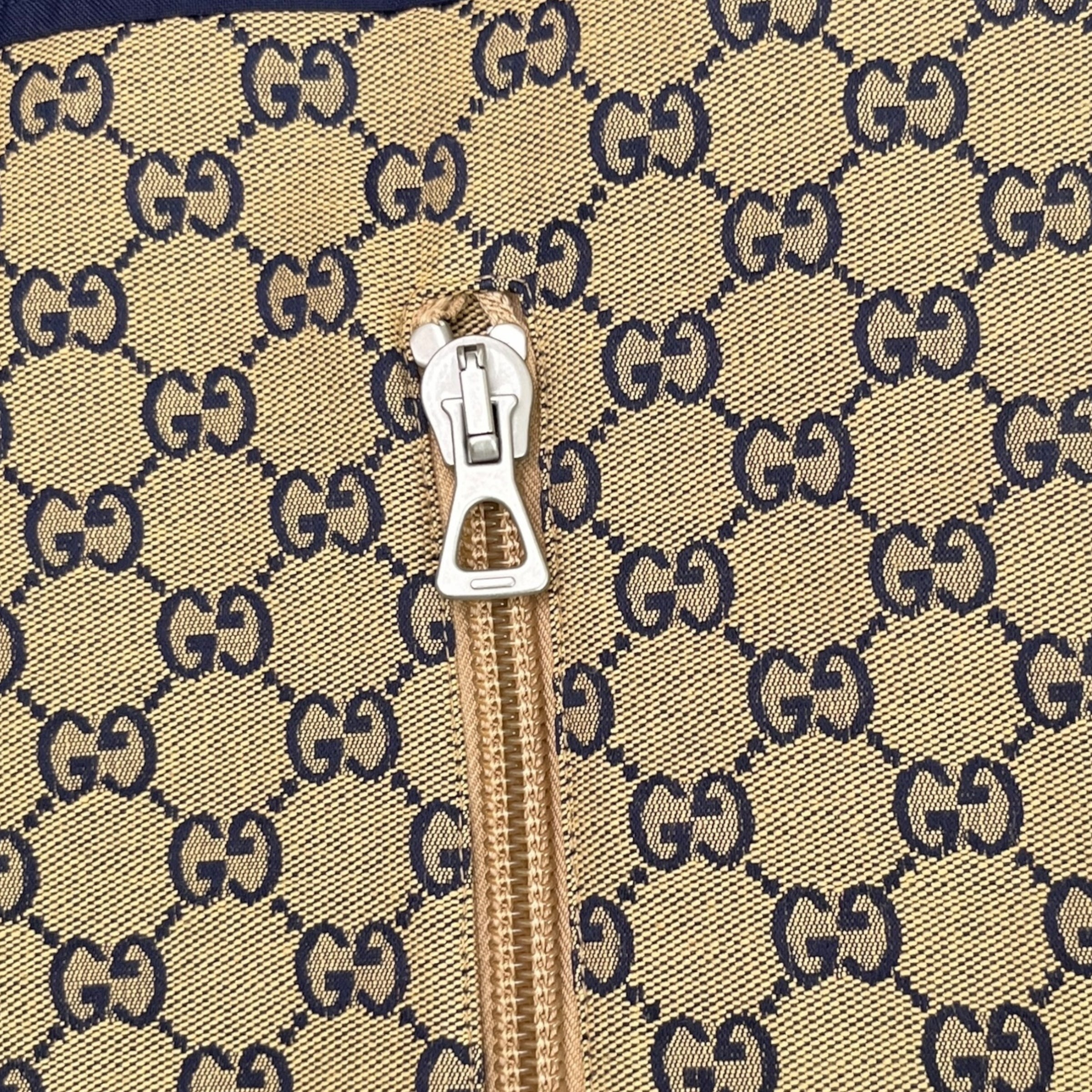 Men's Gg Supreme Canvas Down Jacket Beige Size IT 46 / S