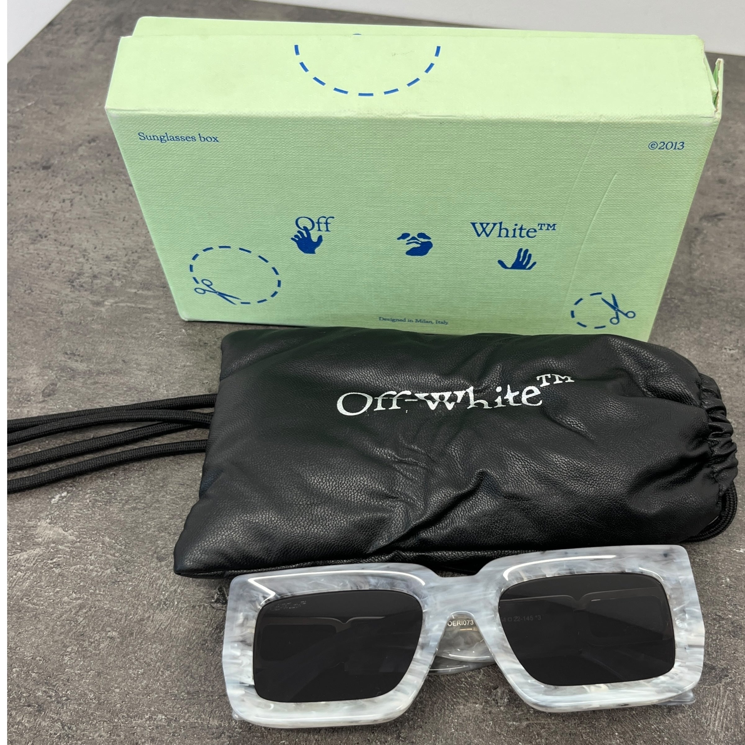 Boston Marble Sunglasses Grey