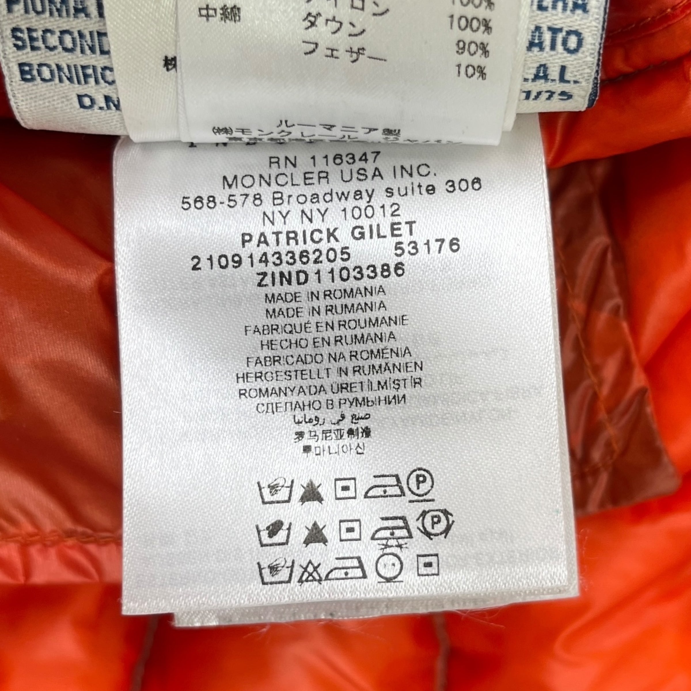 Men's Patrick Gilet Grey Size 1 / S