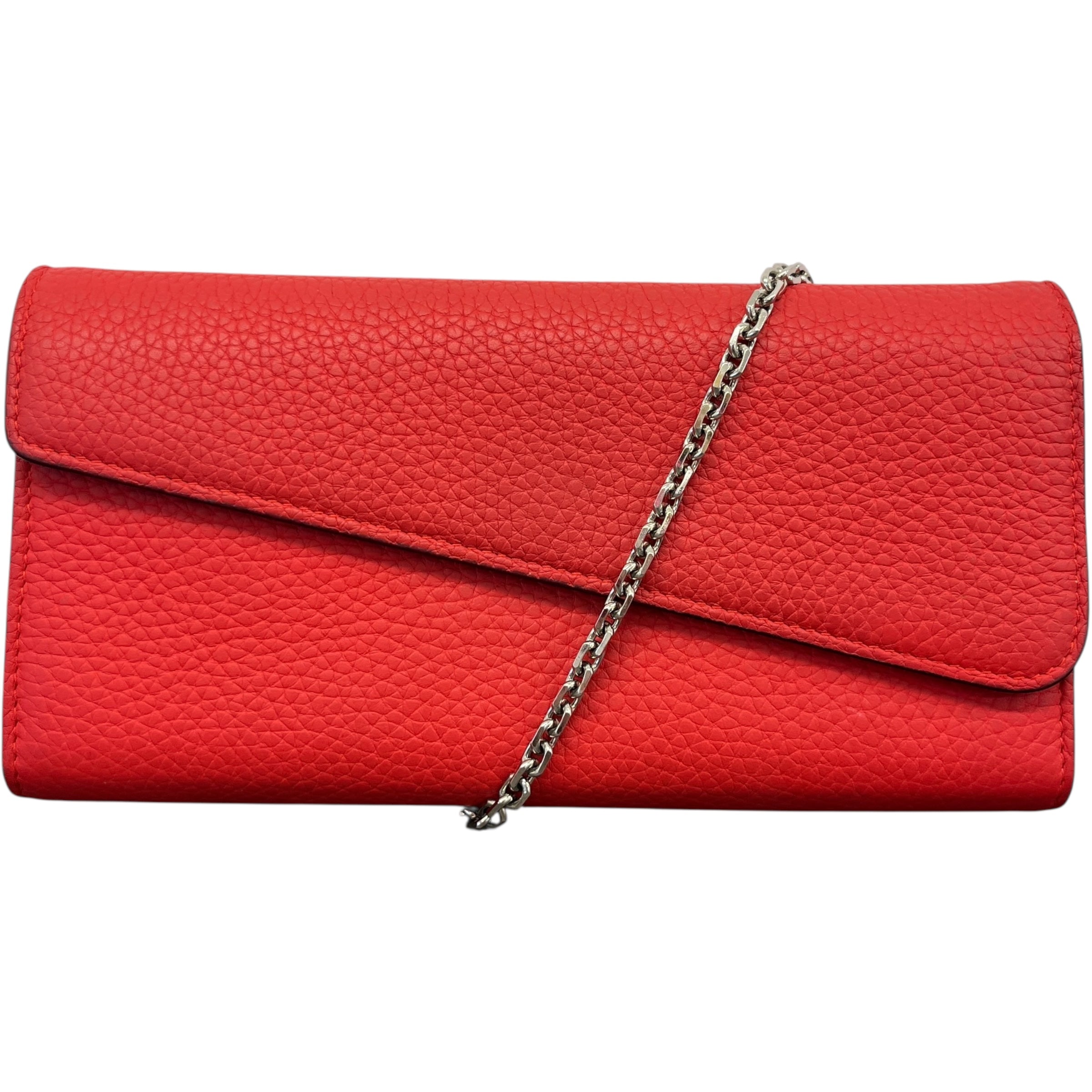 Women's Wallet On Chain Woc Bag Red