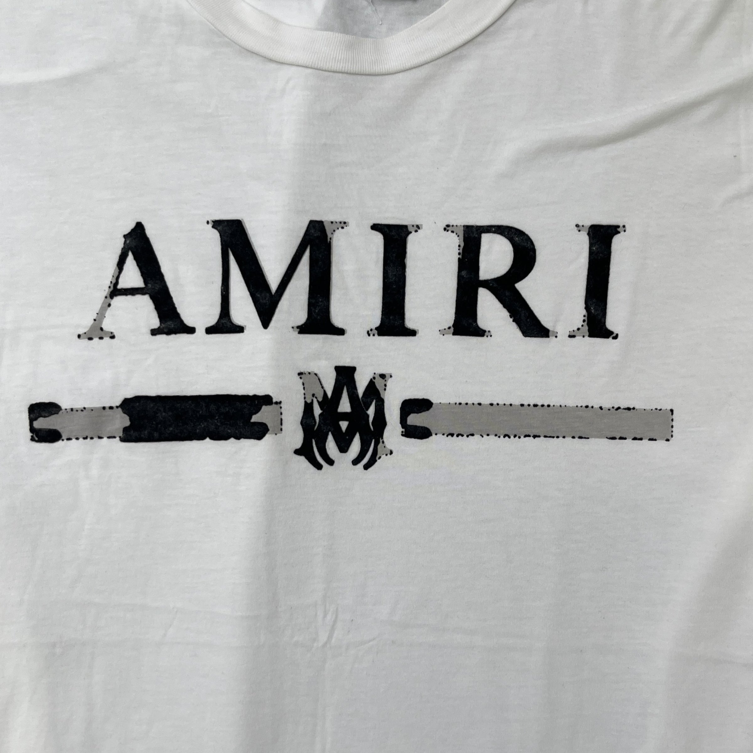 Men's Ma Bar Logo T-Shirt White Size XL